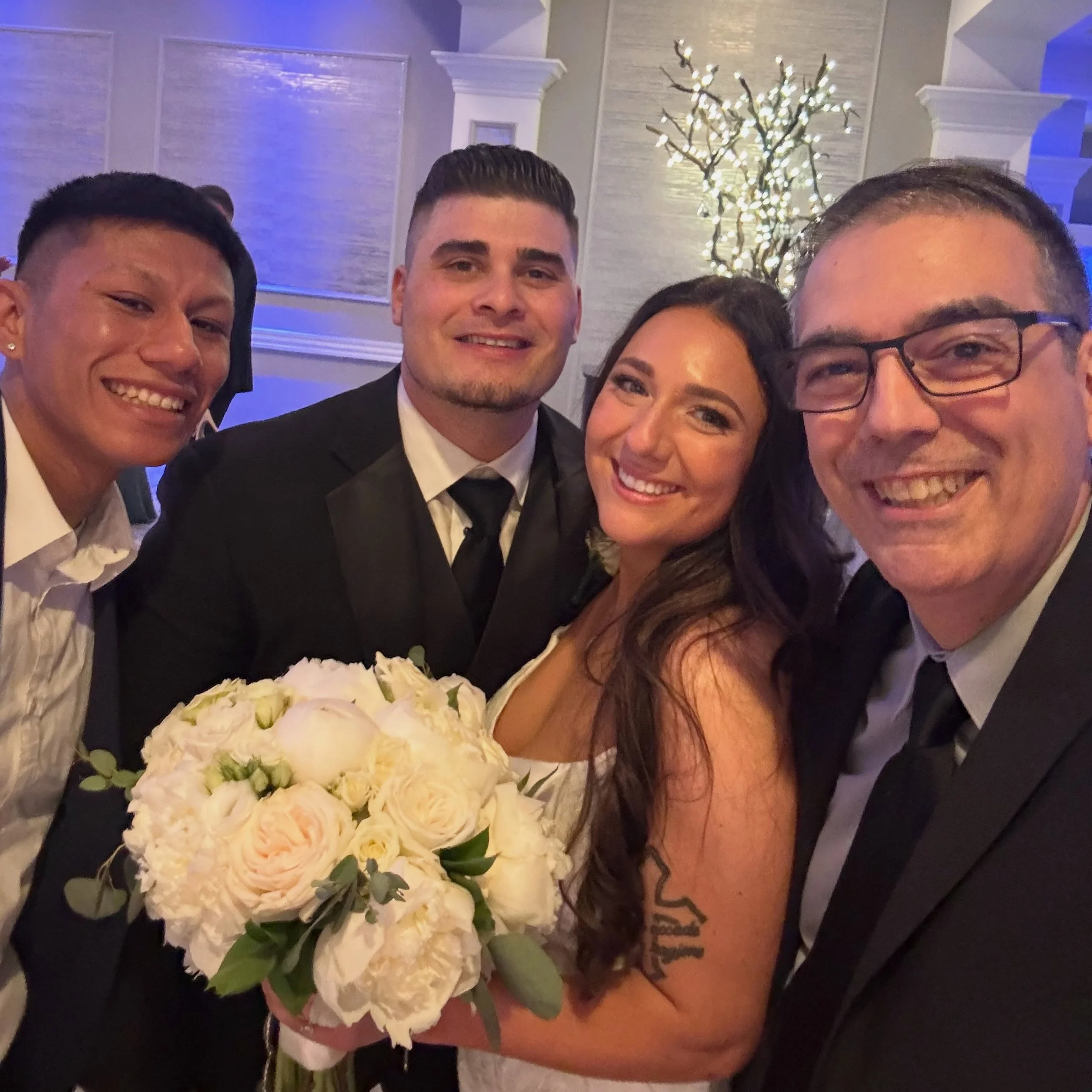 One selfie. One amazing couple. One unforgettable night. ❤️

Congrats to Marisa &amp; Matt! Thank you for letting MC Steven D and DJ Malik be part of your wedding celebration. 🎉💍
#WeddingVibes #WeddingDJ #NJWeddingDJ #MCStevenD #DJMalik