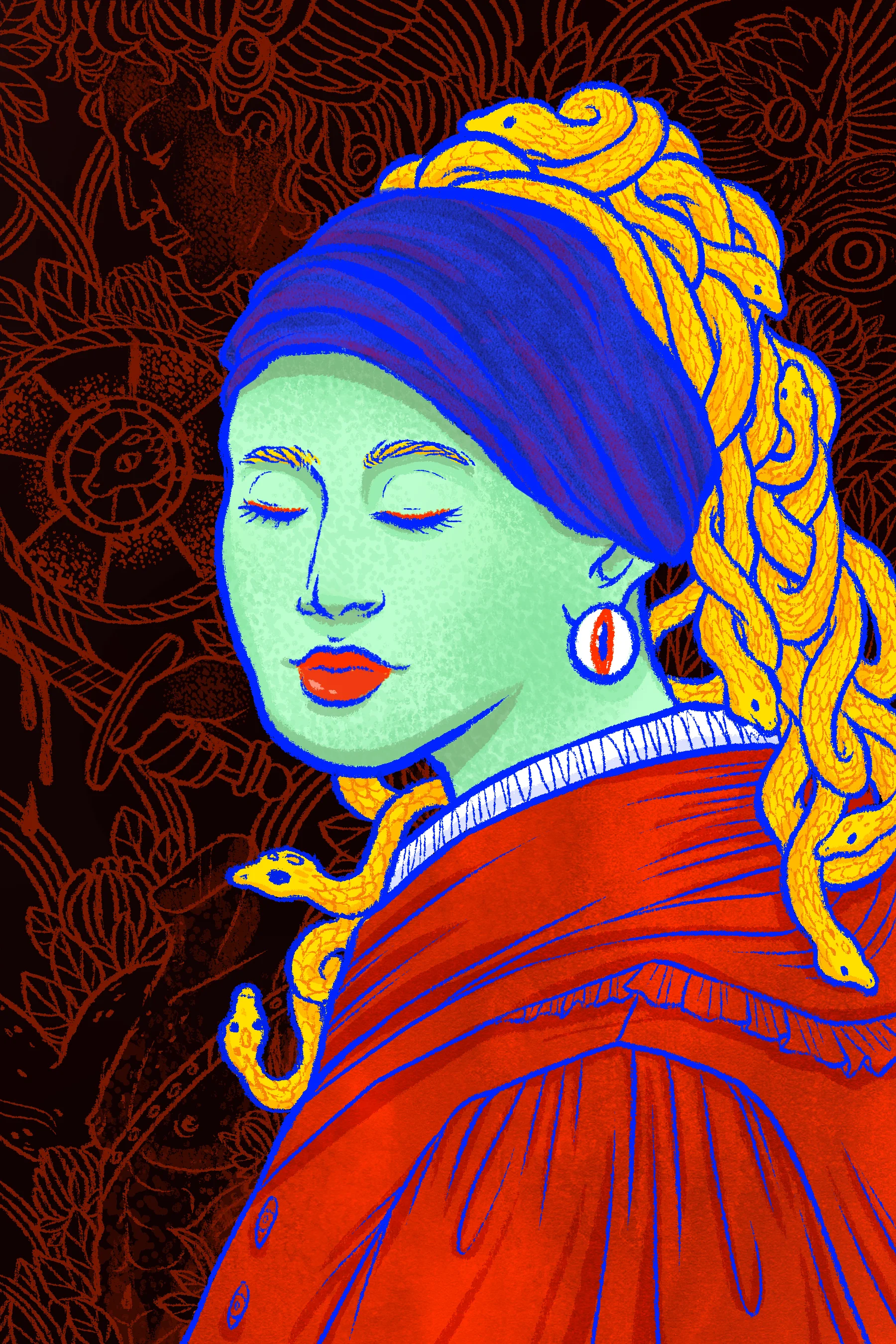 Medusa With the Pearl Earring