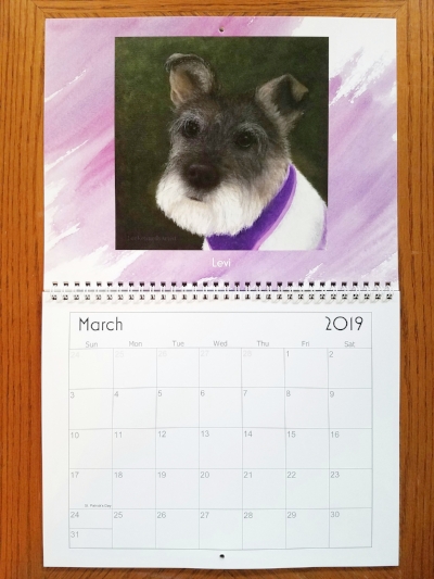Here is sweet Levi donning the month of March.