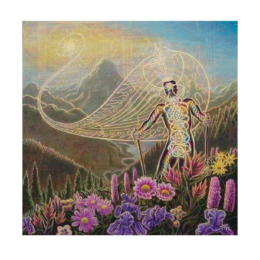 Like an invisible web that connects us all, the tapestry of interconnection becomes visible and full of Light when we remember it, when we activate our gratitude, our reverence, our responsibility and honoring of it 〰️ when we tune into the *humility