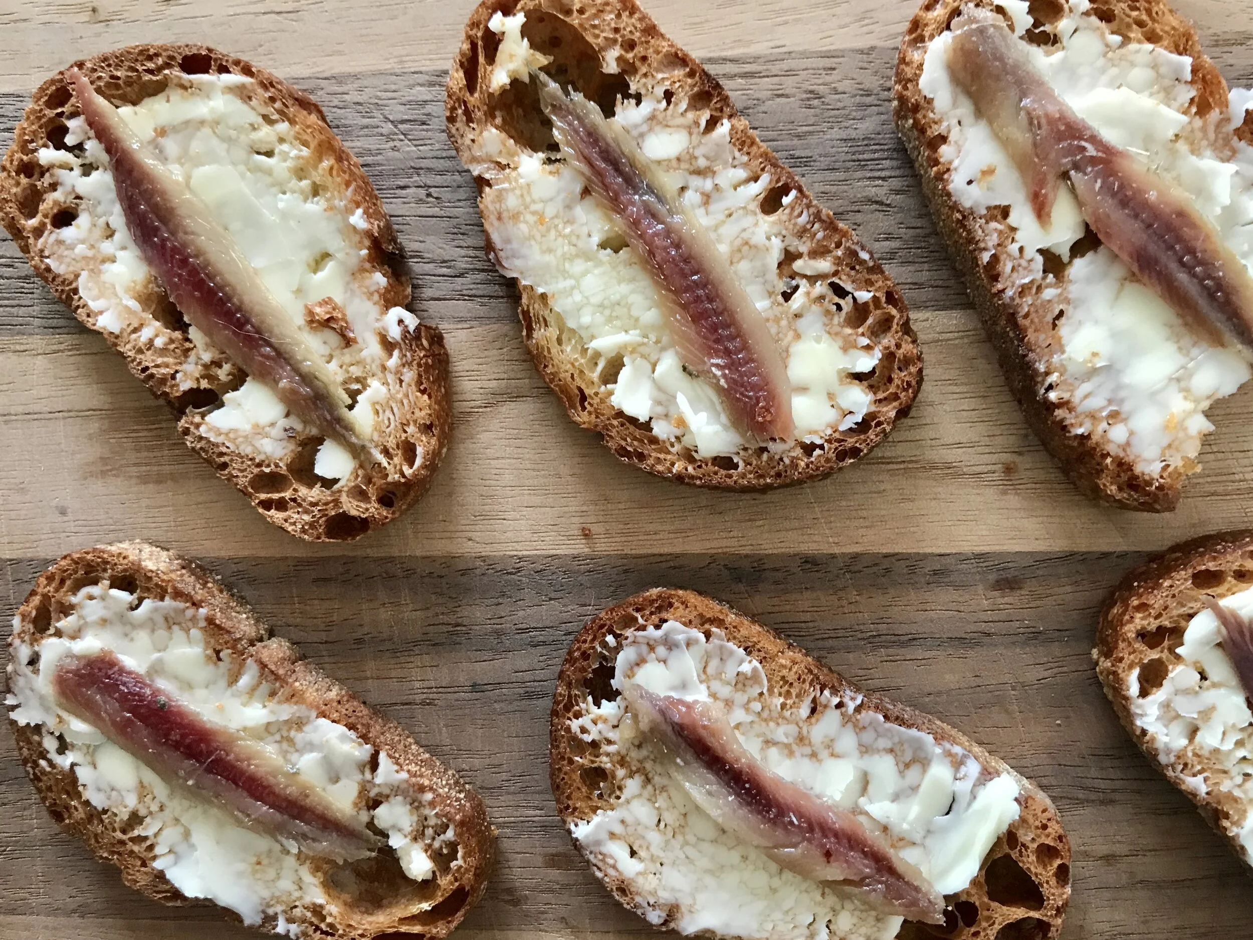 Anchovies, Butter, and Toast
