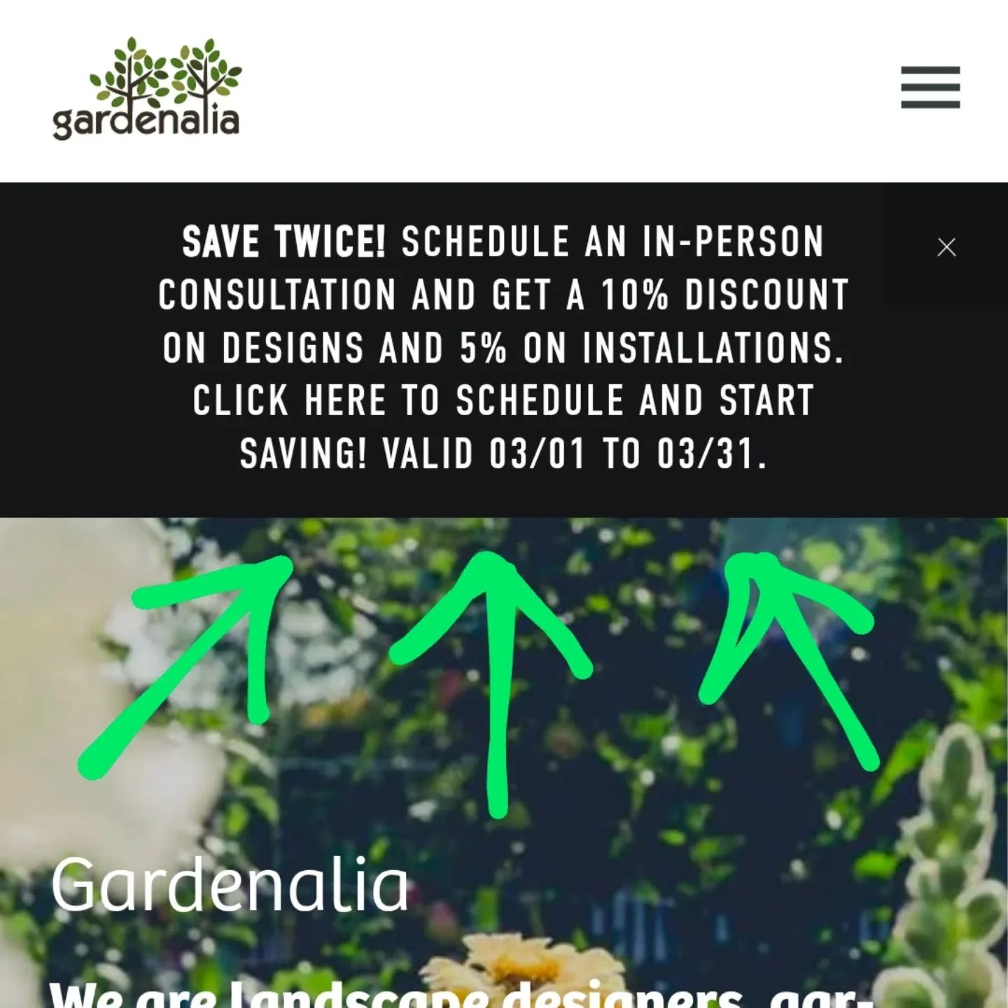 Snow might still be on the ground but Spring is around the corner. ☀️
If, this Summer, you want a garden specifically tailored to your needs, it's your lucky day 🍀
➡️We are running a special promotion for a limited time! 
➡️Don't wait any longer, sc