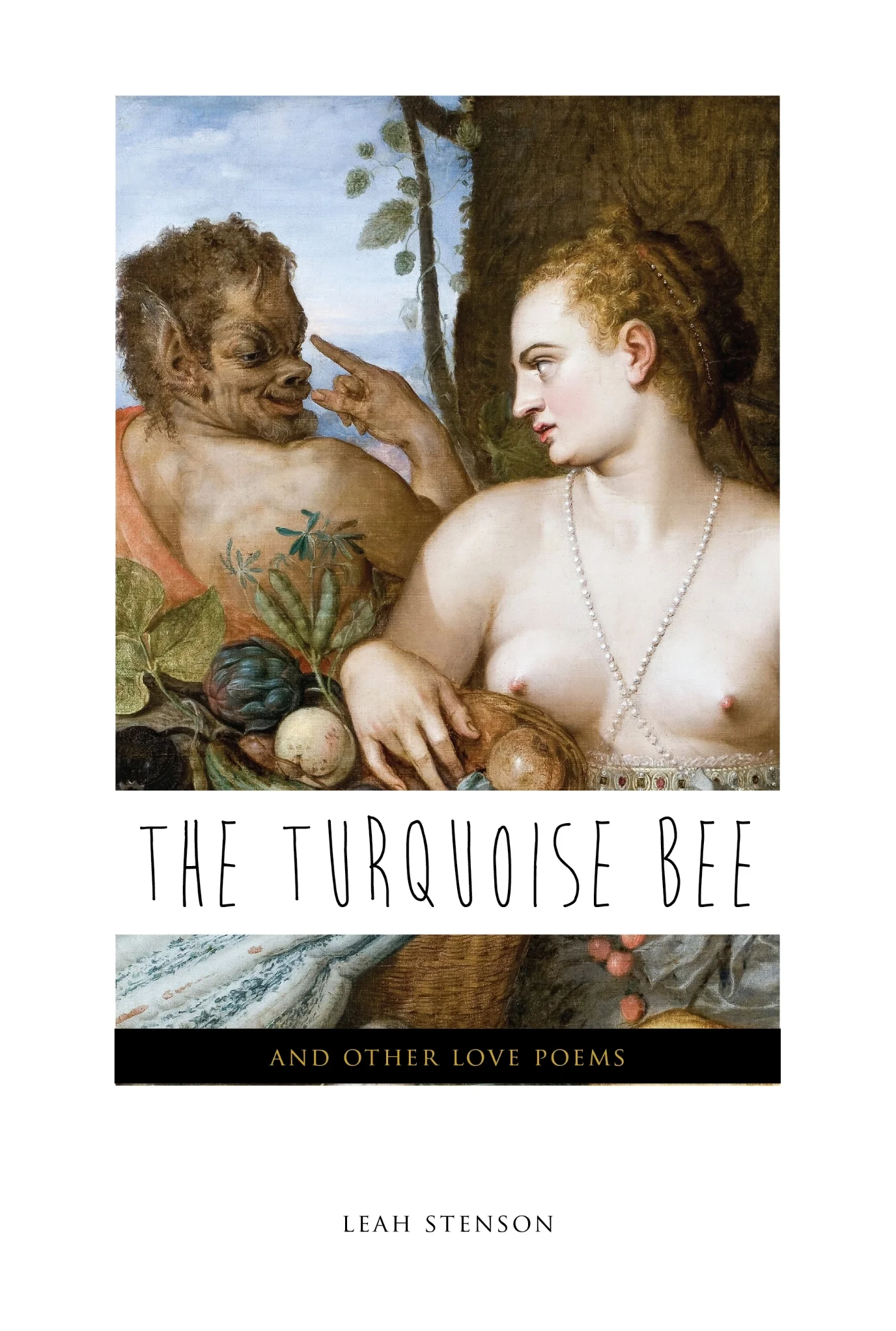 I love the almost modern, skeptical look on her face! She seems to be saying, "You've got to be kidding!" Since the poems deal with the duality of physical and spiritual longing, it seemed apt. It was too big a leap for the client, but it makes an unforgettable cover image.