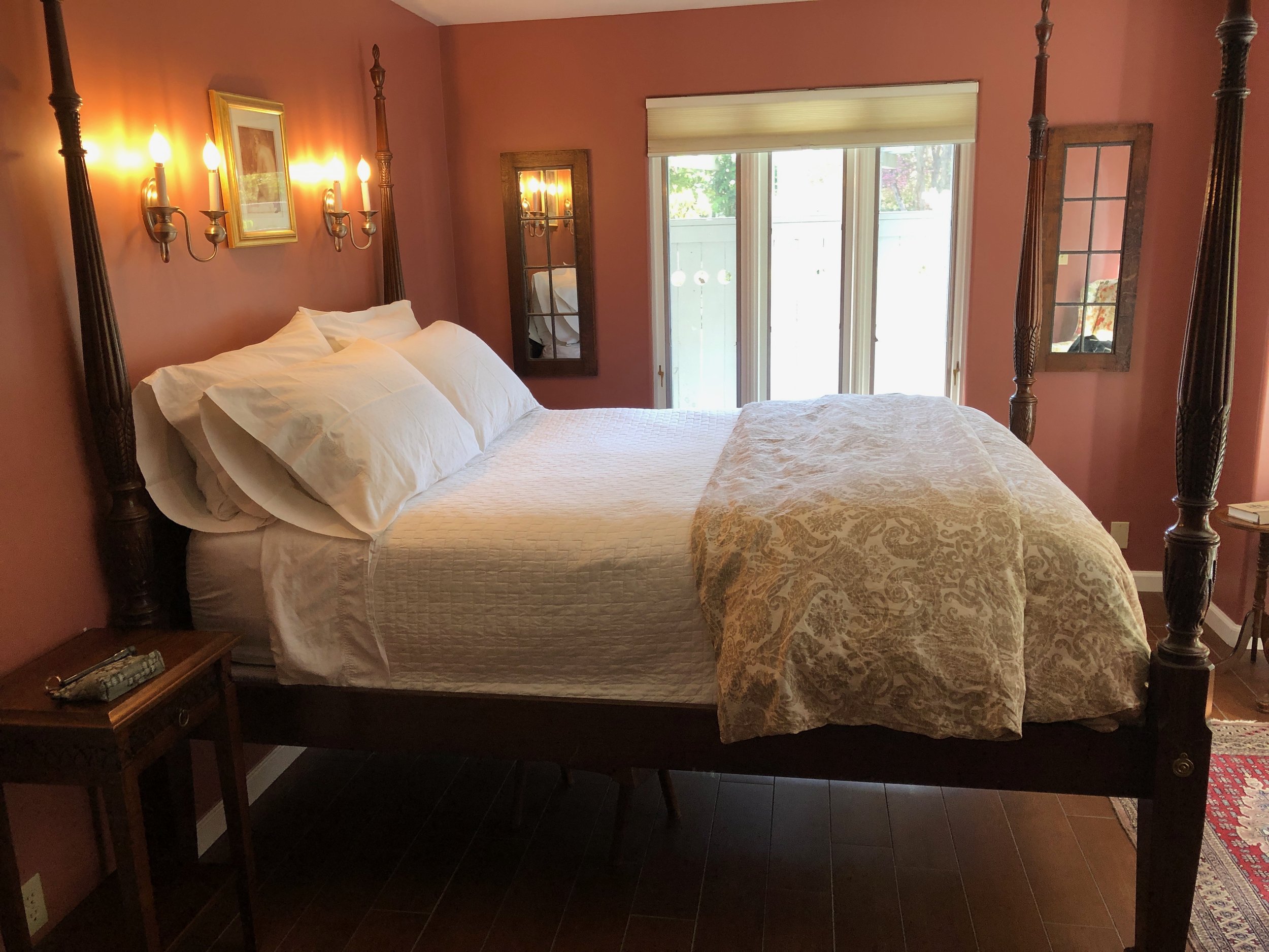 Four poster of supreme comfort.