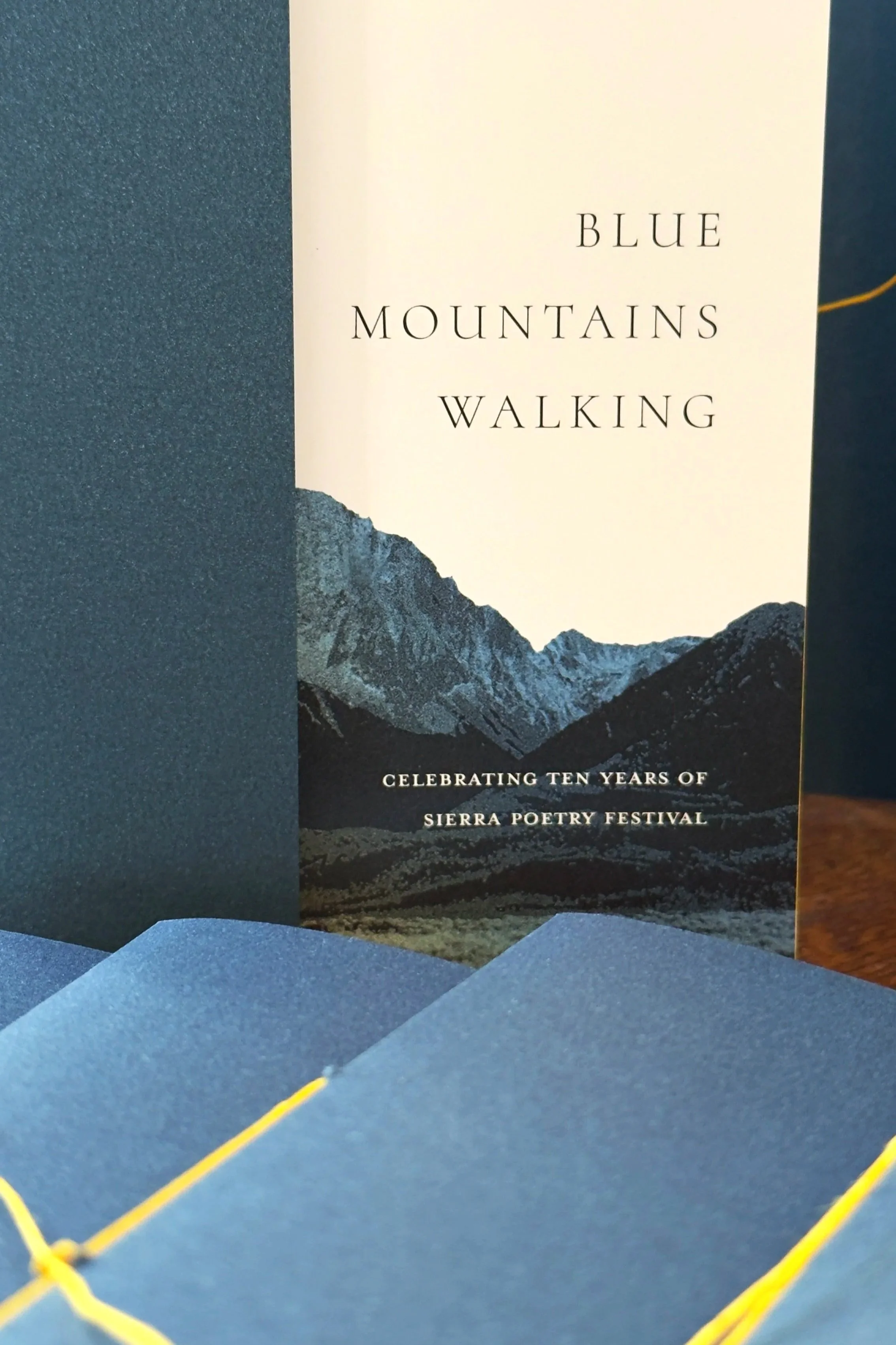  For the 10th annual Sierra Poetry Festival I was asked to create a commemorative chapbook that would be distributed at the festival.  