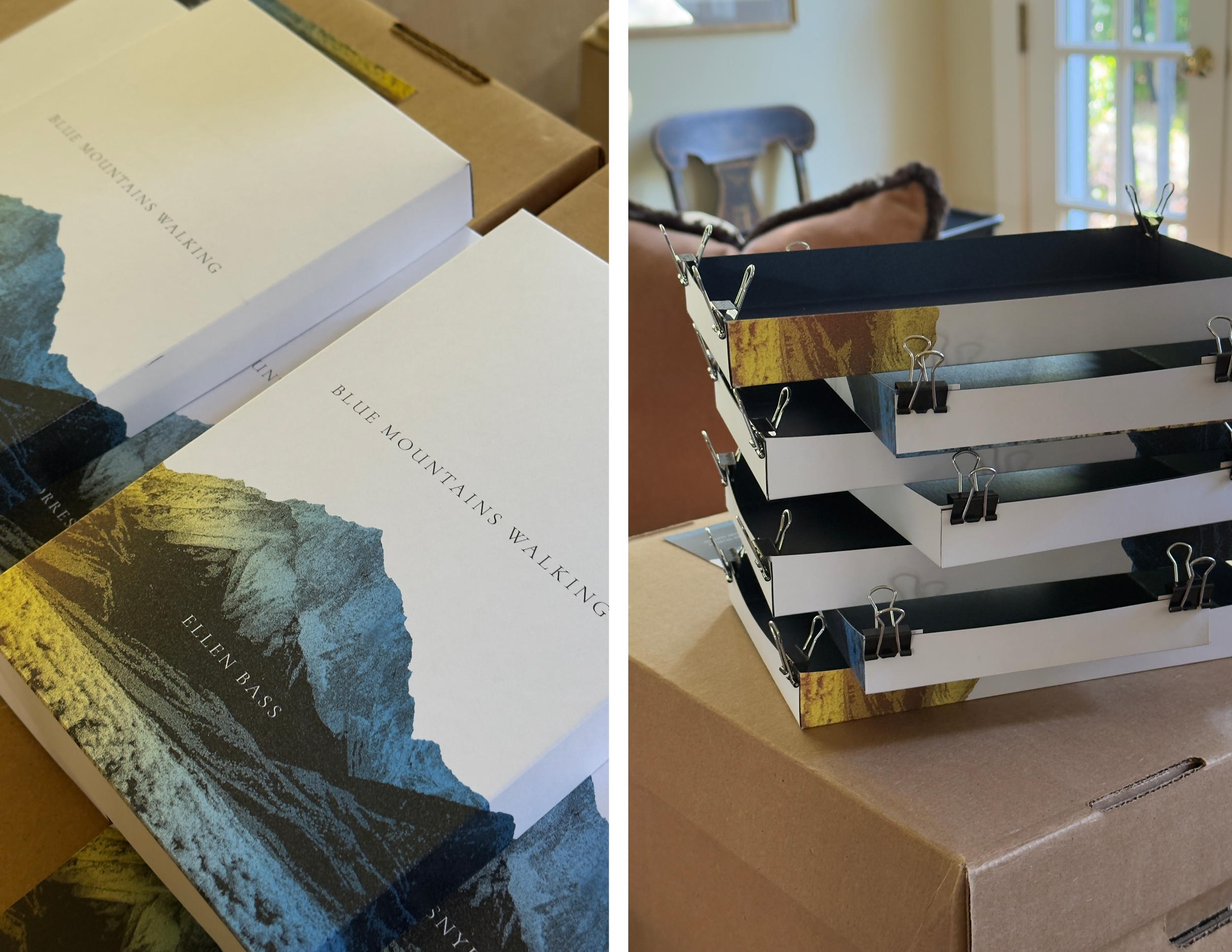  Handmade Boxes—I created custom individual presentation boxes for each of the participating poets to receive their copies. 