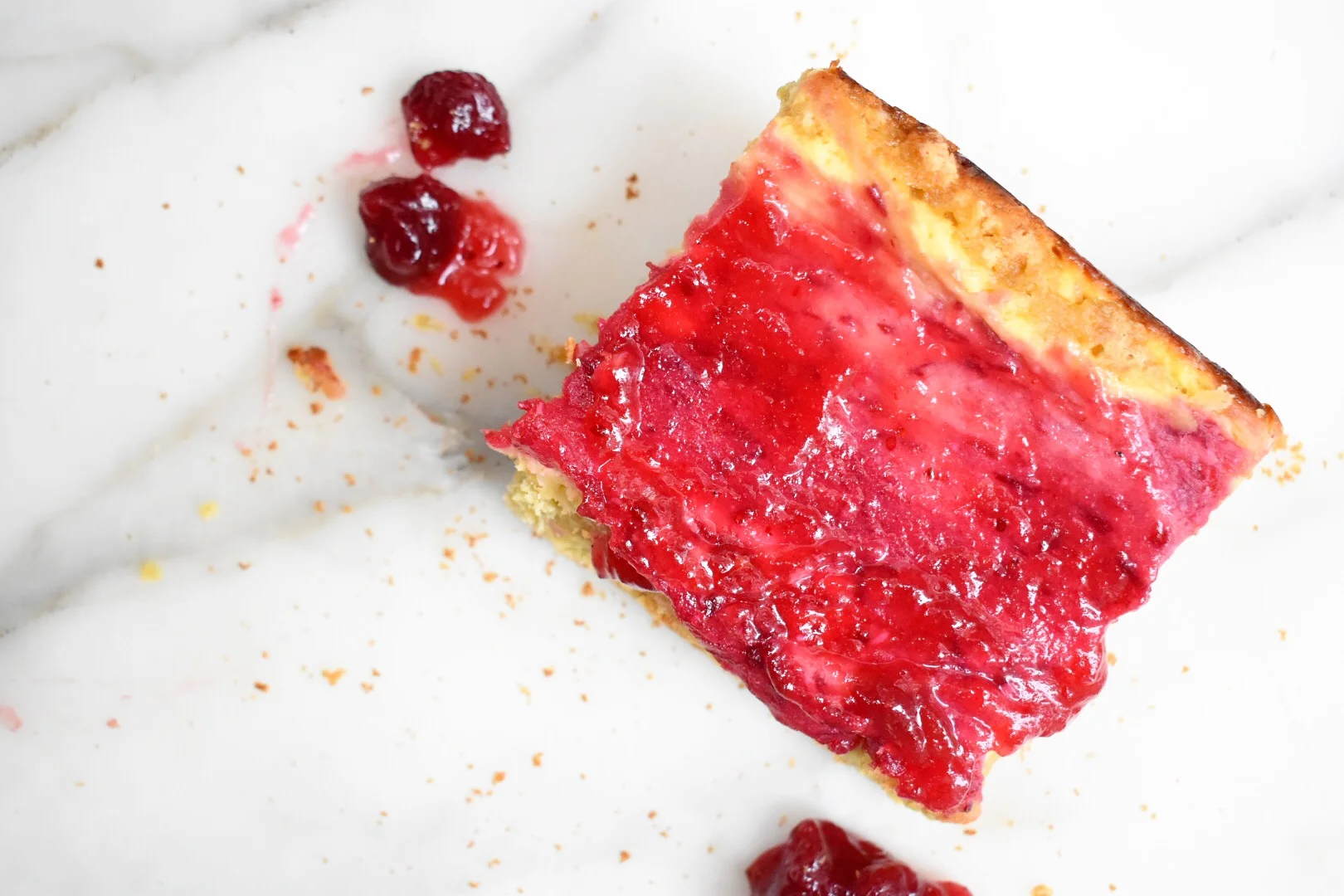Cranberry Cheesecake Bars