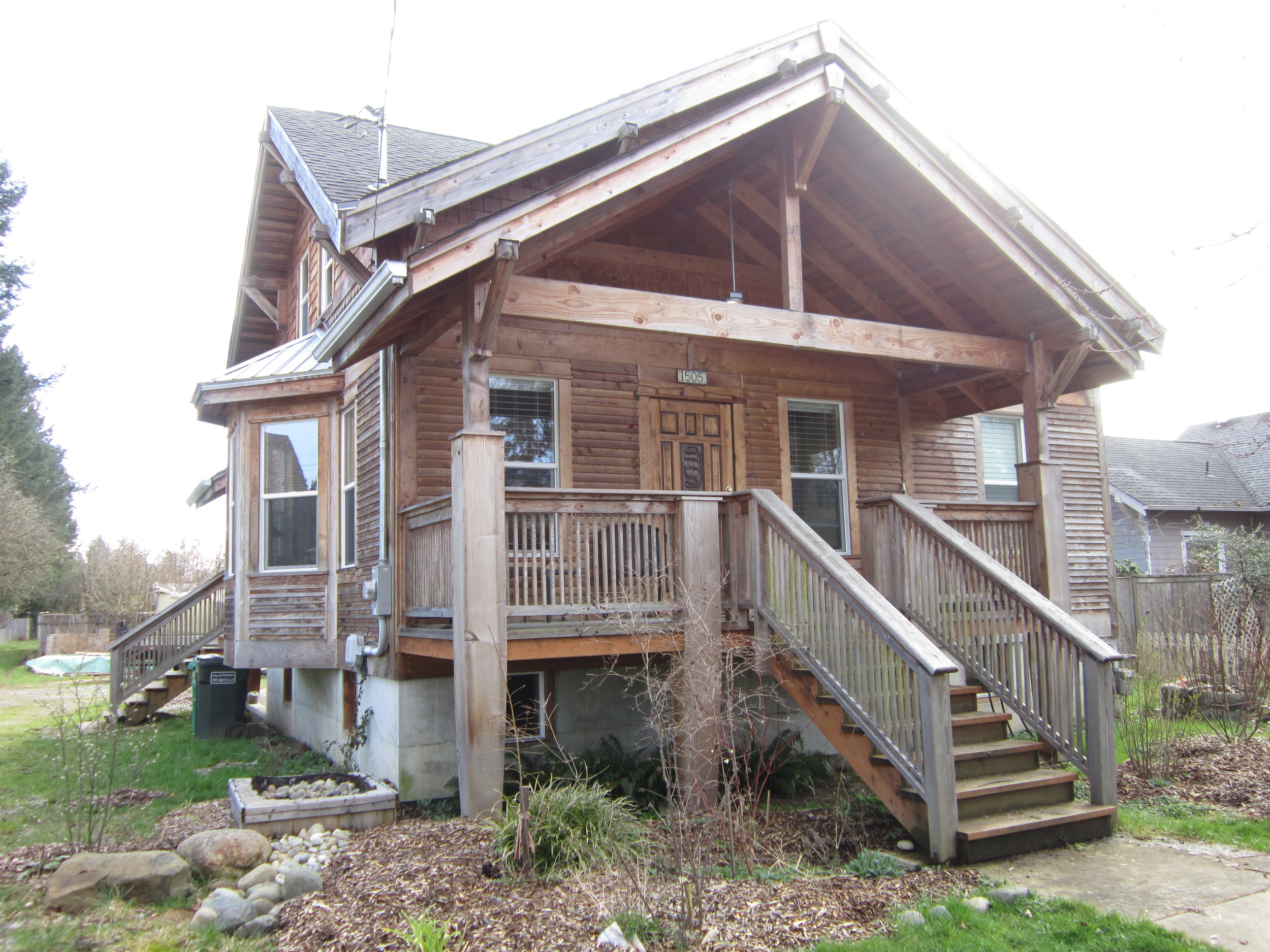 the New house from the north