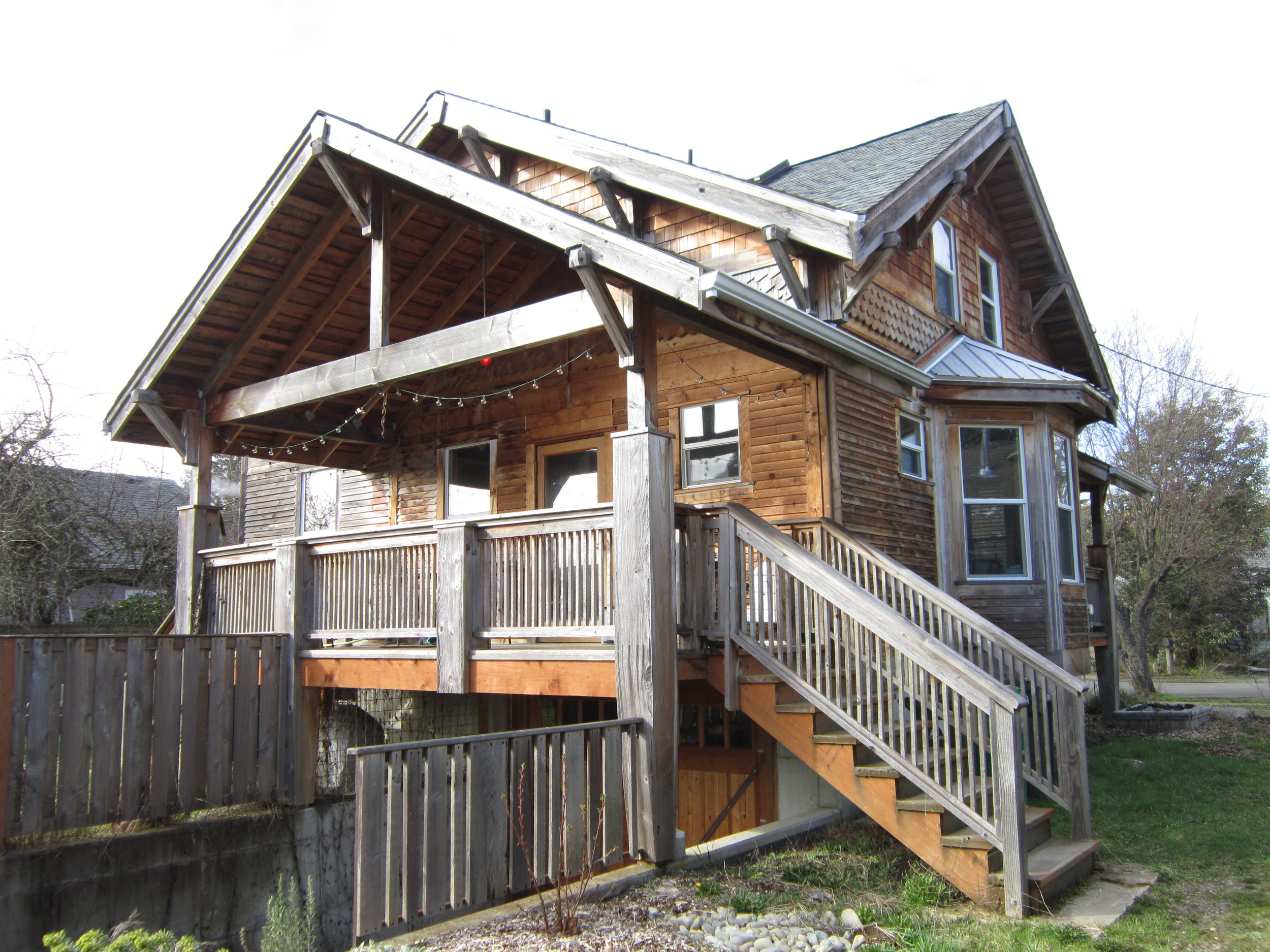 the new house from the south