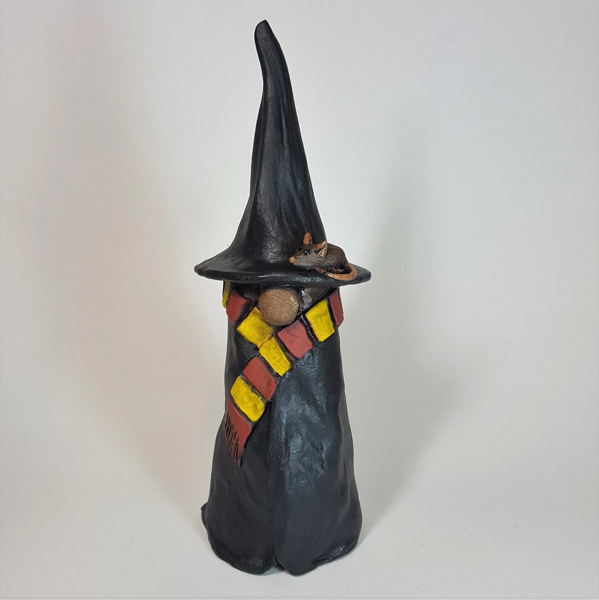 9.5 Inch Tall Witch/Wizard with Rat - $60
