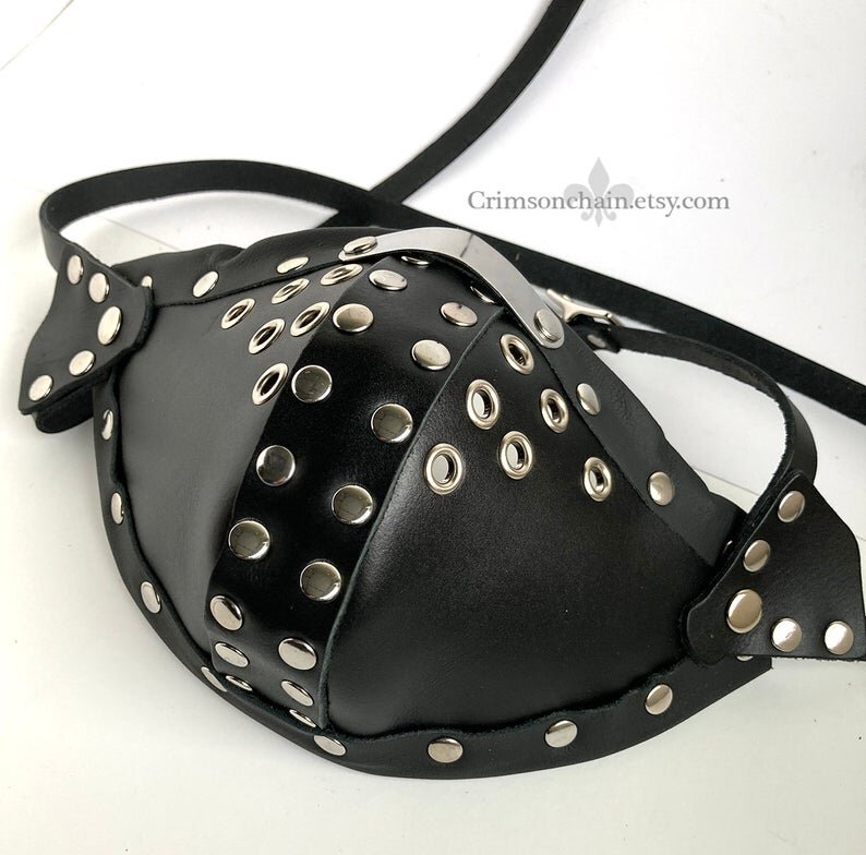 Leather Mask by Crimson Chain Leatherworks