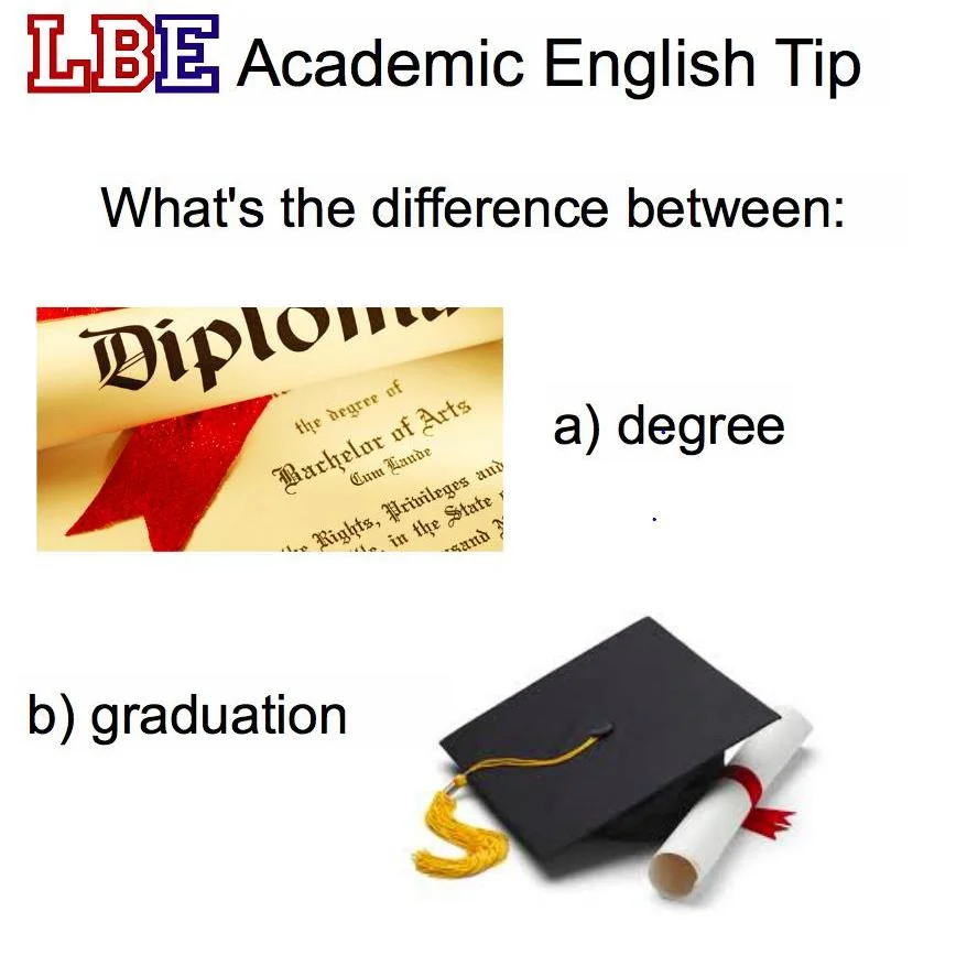 [DEGREE or GRADUATION] ?