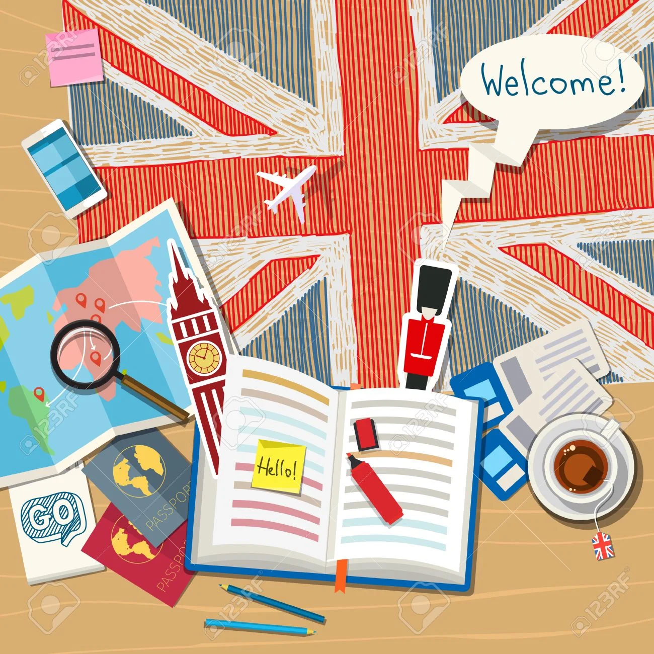 Uma maneira divertida de ensinar vocabulário em cursos de inglês para viagens