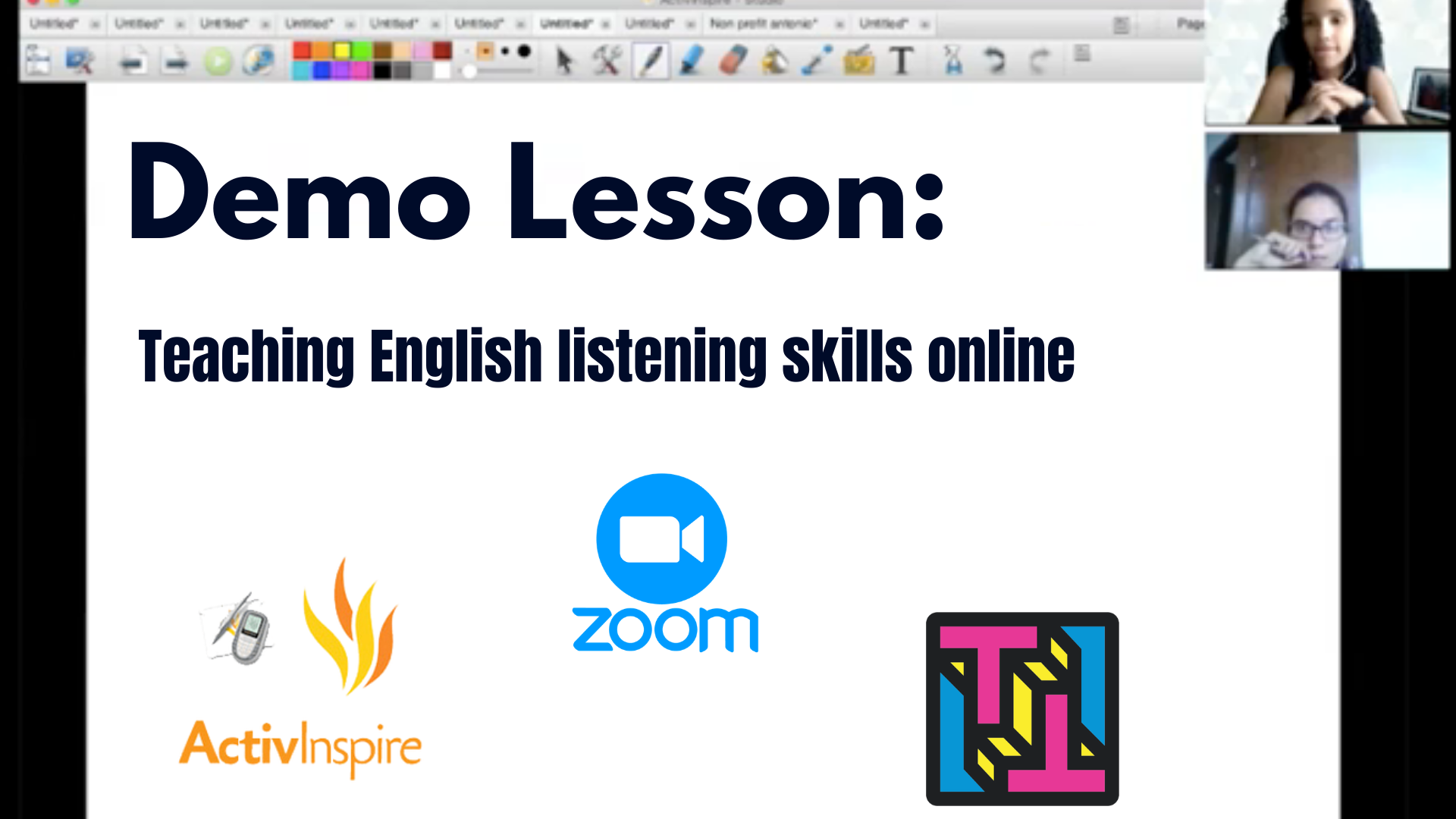 [Demo lesson] Teaching English listening skills online