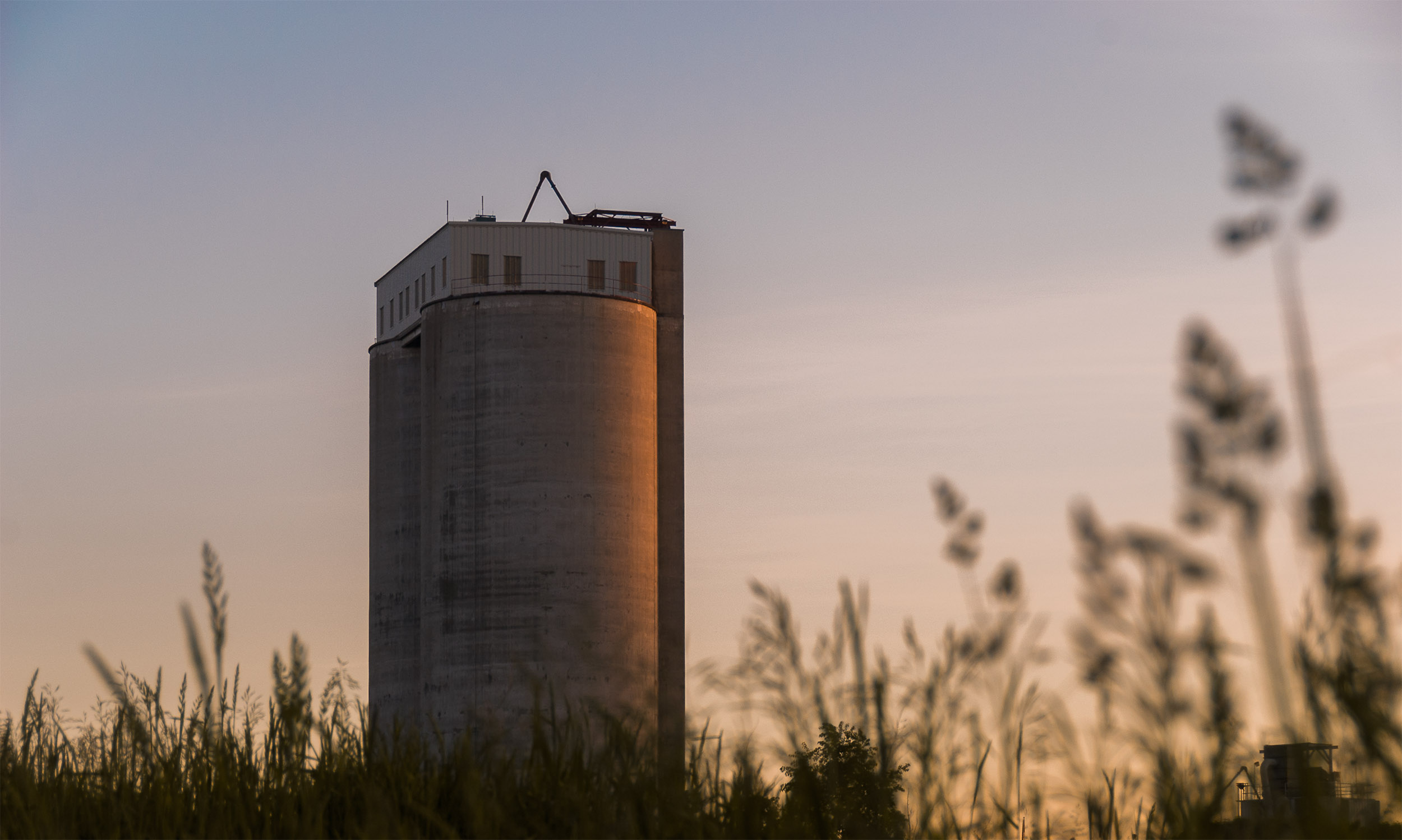 Silo in the Grass