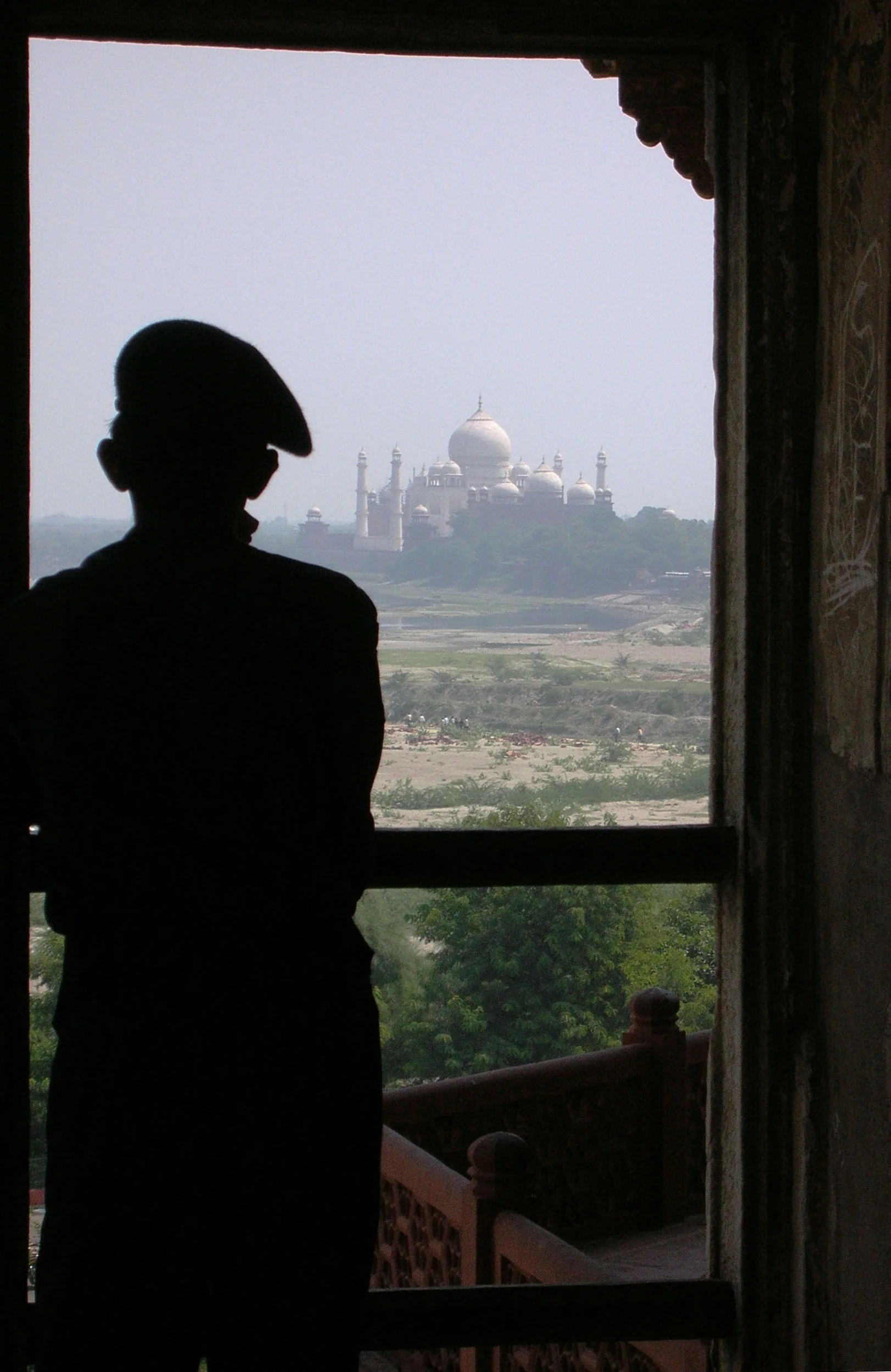 Window to the Taj Mahal