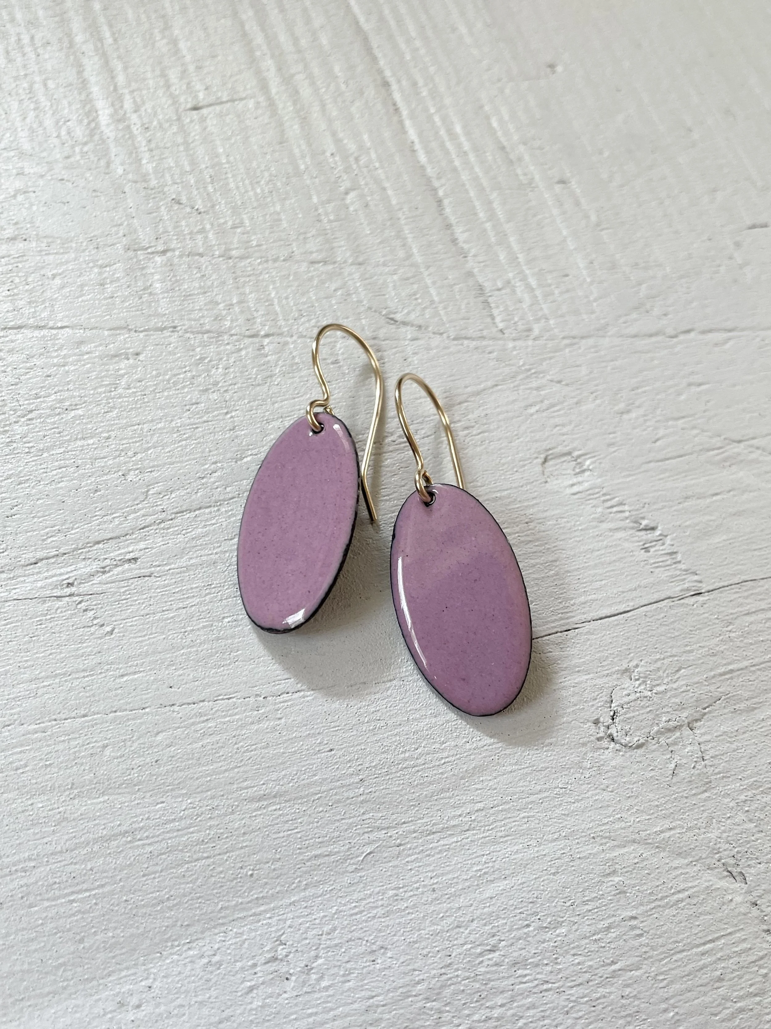CLEARANCE! Enamel Tab Earrings