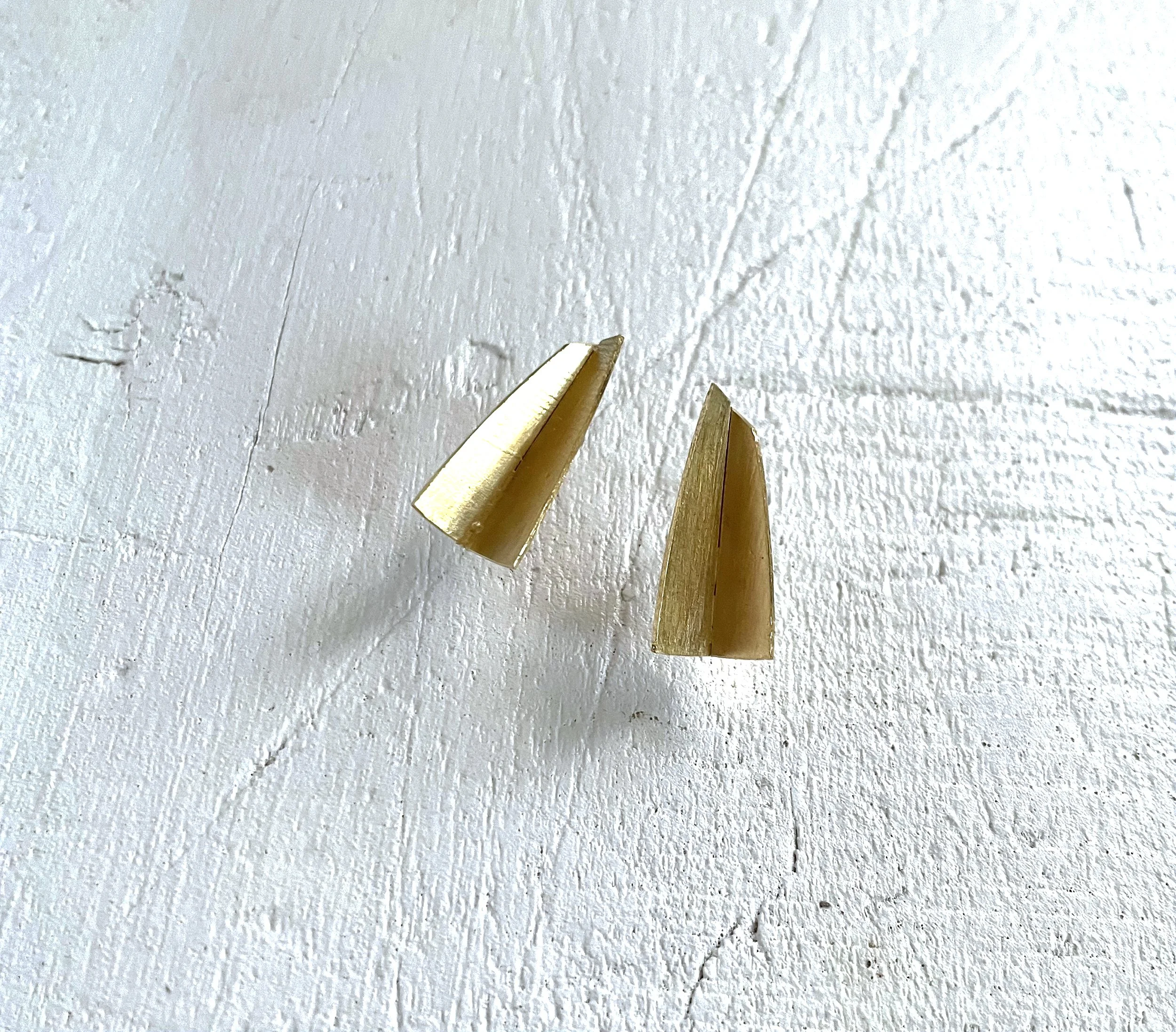 Folded Vermeil Wedges