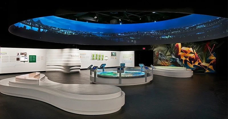 The Biosphere acts as the environment museum for Environment and Climate Change Canada, dedicated to environmental awareness and action. It is situated in a former U.S. pavilion for the 1967 World Fair, Expo 67, designed by a renowned architect Buckm