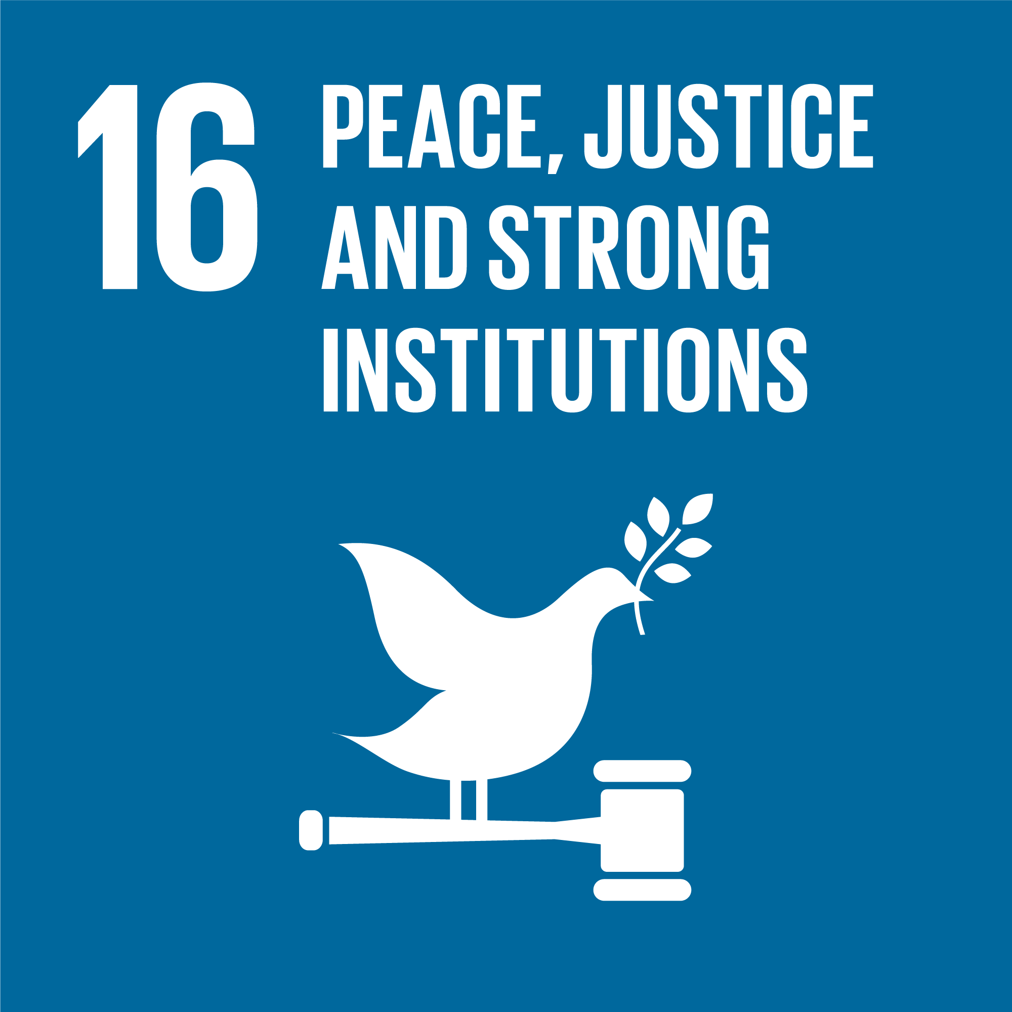 UN SDG 16 Peace, Justice and Strong Institutions