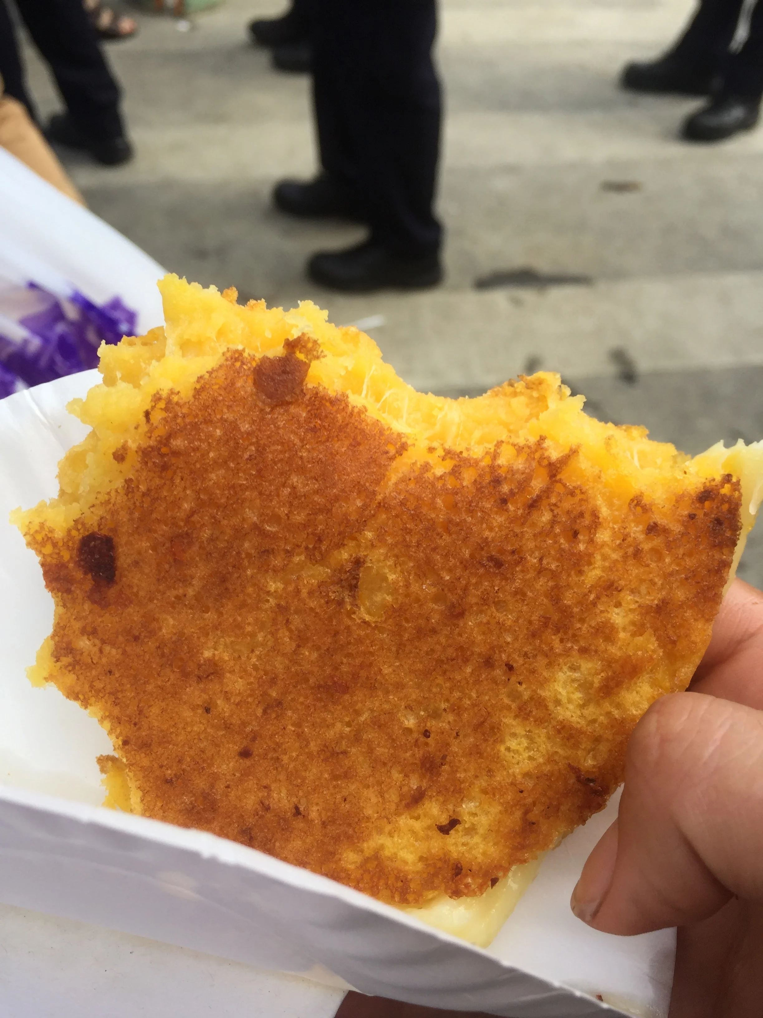 Se que la arepa no es Italiana, pero pues aqui las vendian y nosotros la tenimas que probar. Estaba... UUFF deli!