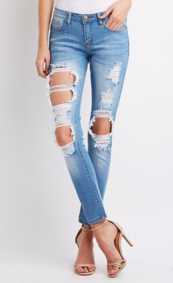 Machine Jeans Destroyed Skinny Jeans Price