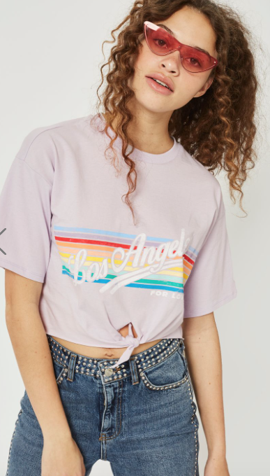 ‘LA’ Rainbow T-Shirt