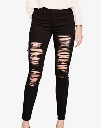 RACHEL Rachel Roy Rachel Ripped Skinny Jeans