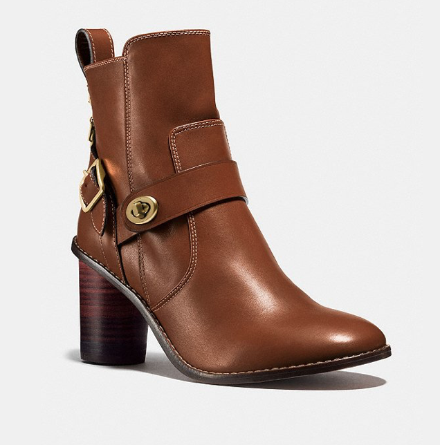 Moto Bootie Heel