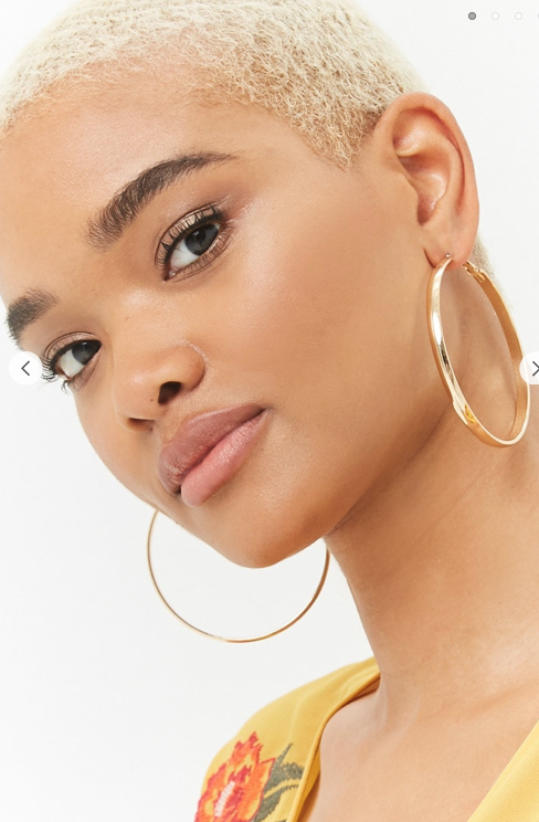 Wide Hoop Earrings