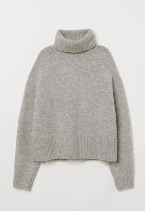 Knit Turtleneck Sweater