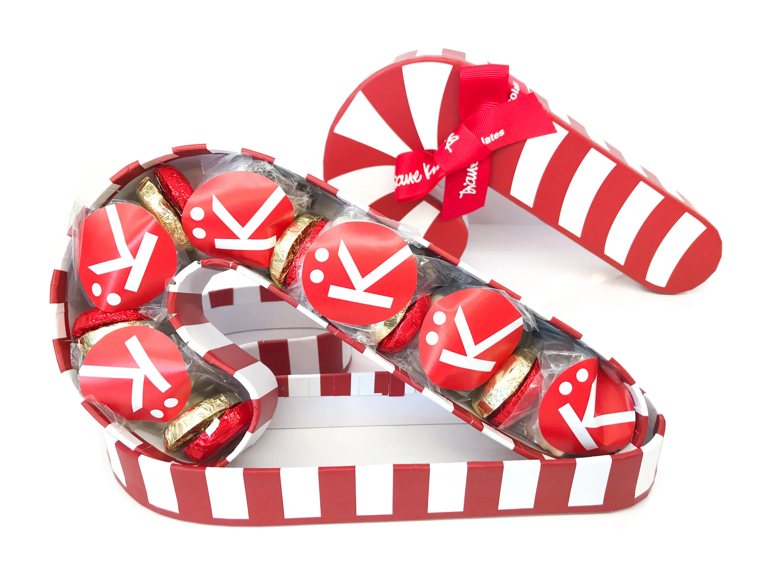 Candy Cane Gift Box