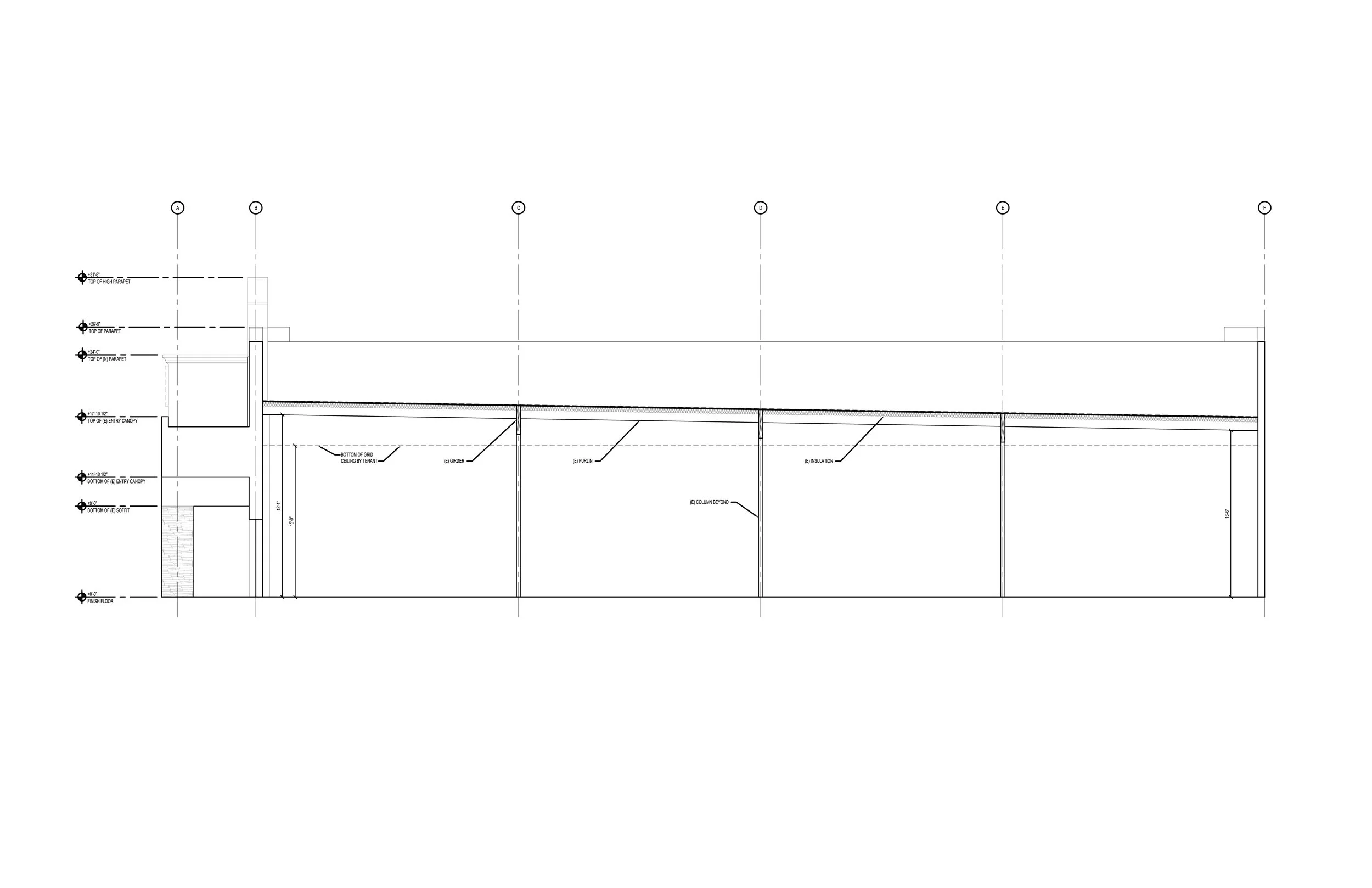 Building Section for Energy Analysis
