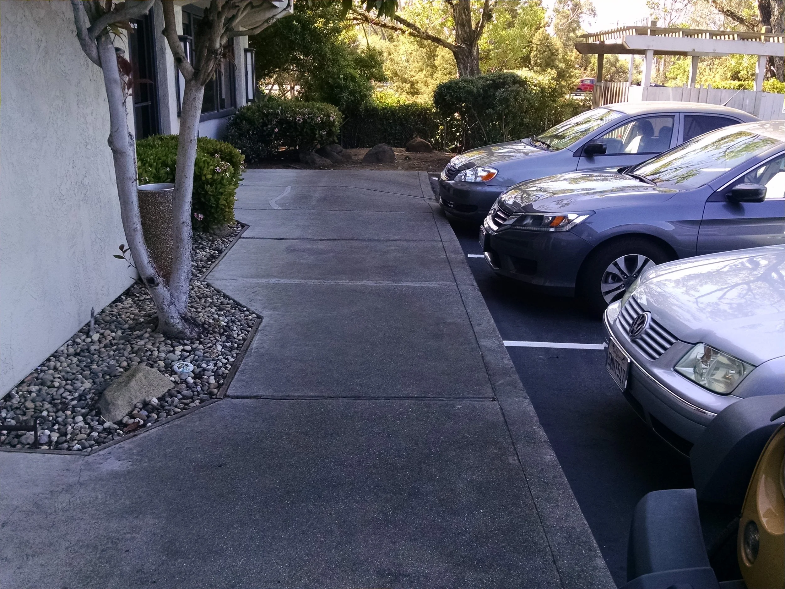 View of Sidewalk - Before