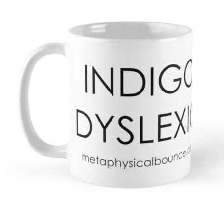 Indigo Dyslexic Mug