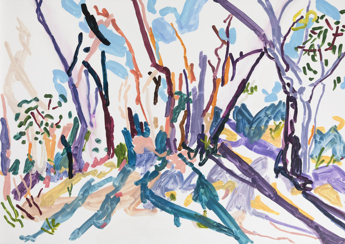   The shadows run both ways, Berambing NSW   124.5x172.5cm oil on board 
