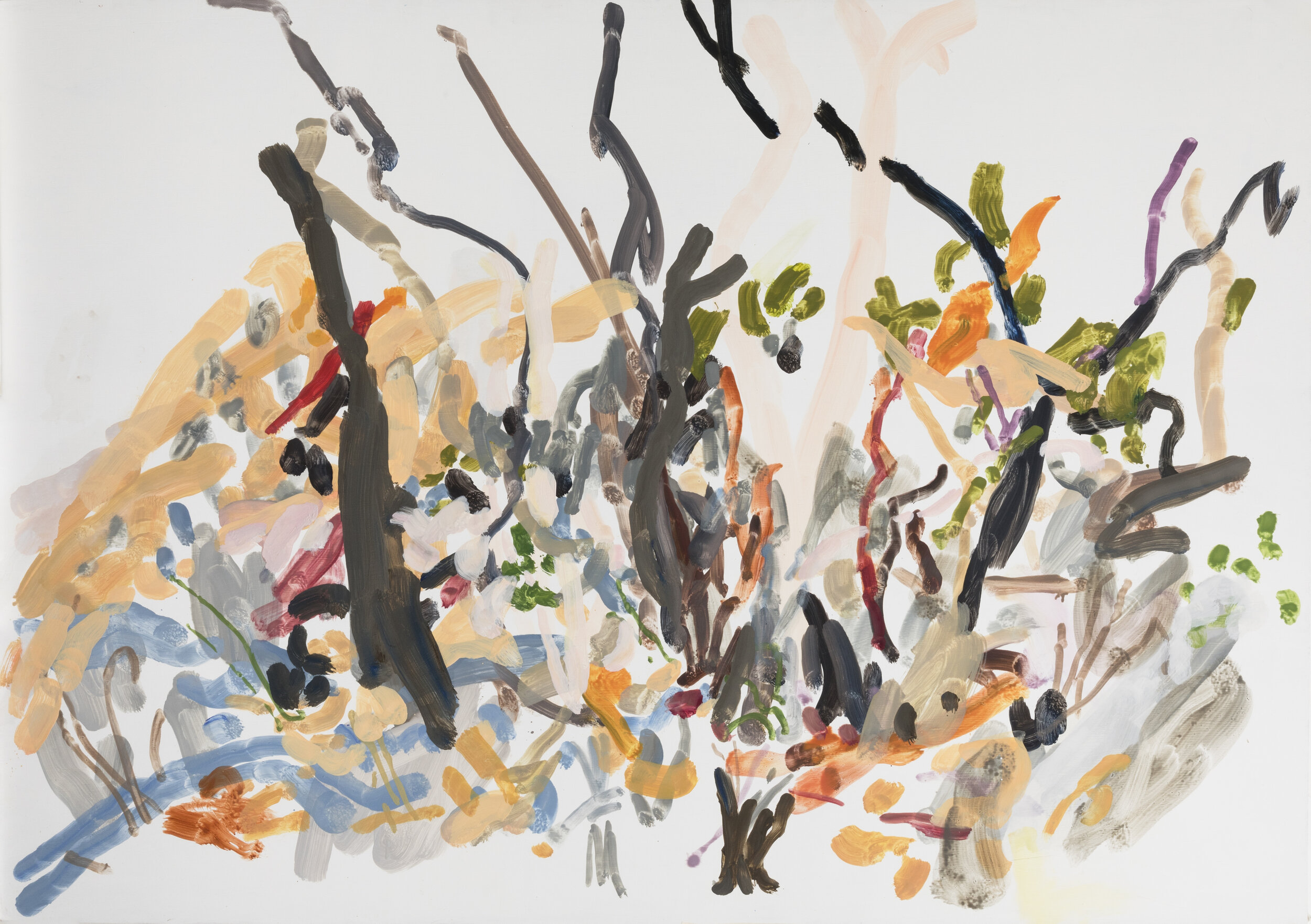  The song’s only starting, Merlins Lookout Hill End 124.5x172.5cm oil on board 