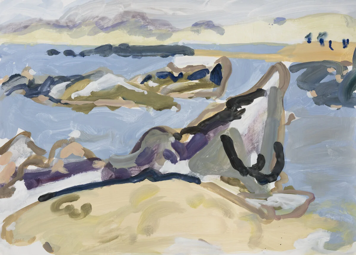   The sky’s partition, Mystery Bay NSW  120x84cm oil on board 