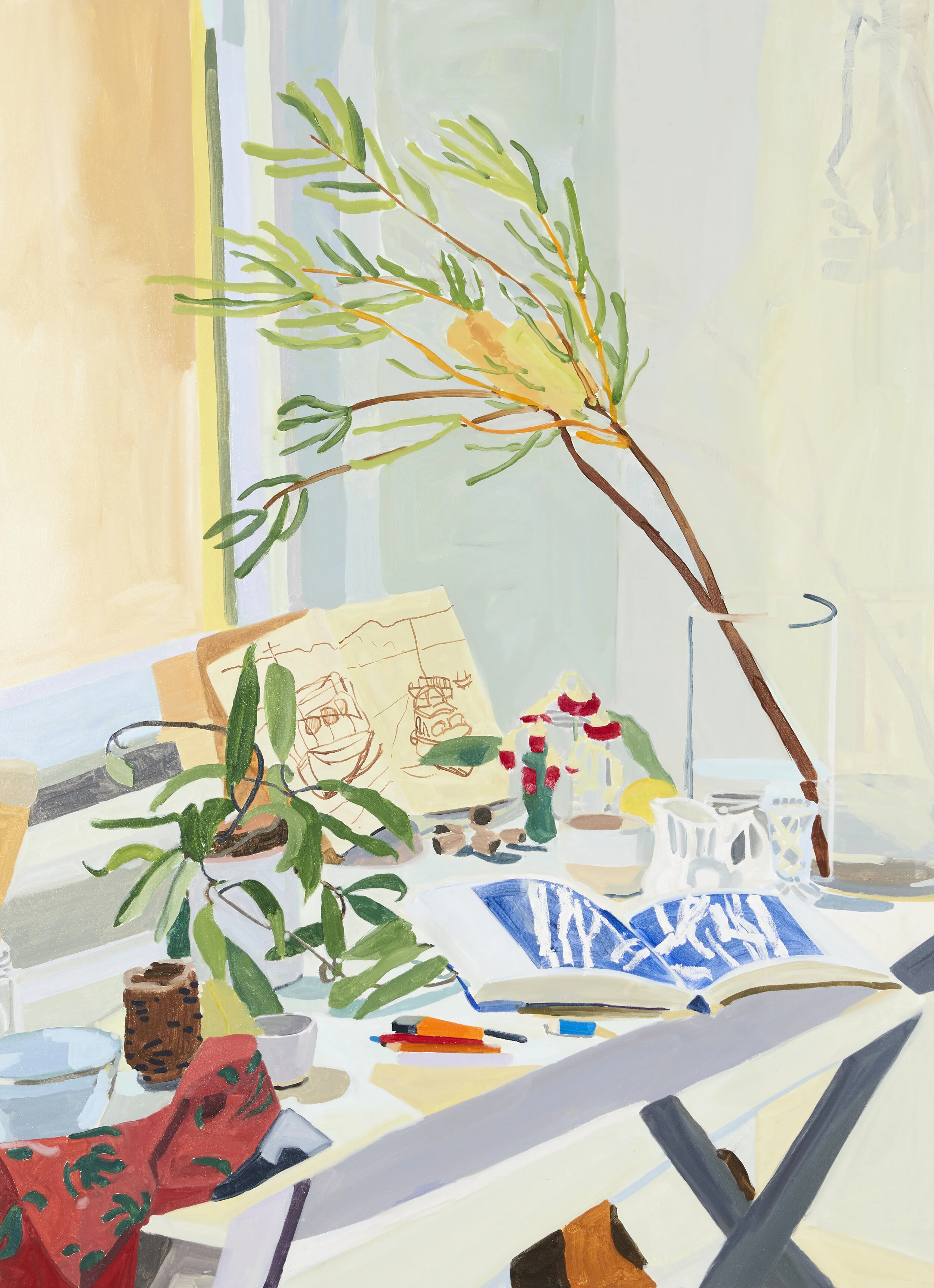   Shadow of a time and place , 2020, oil on canvas, 168 x 122 cm 