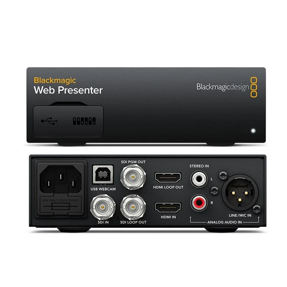 Blackmagic Web Presenter Hire - edit
