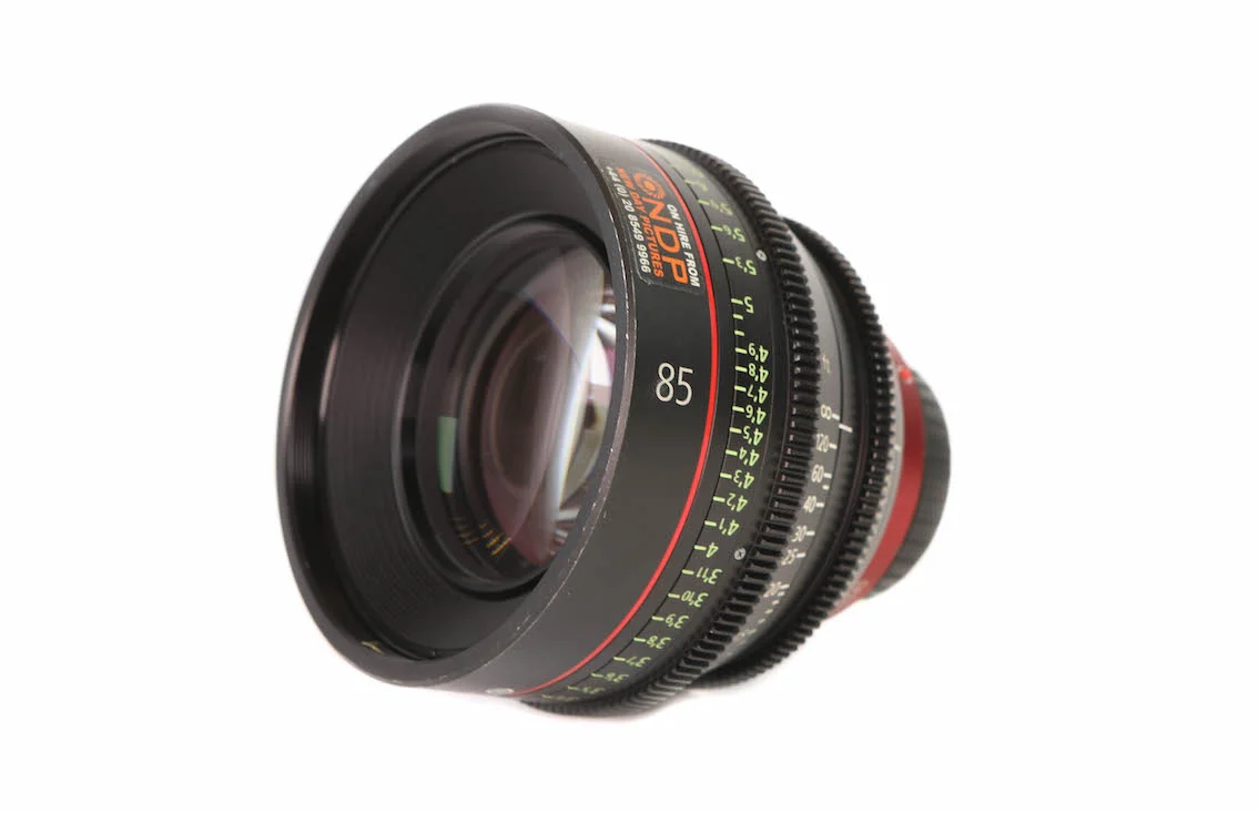 Canon EF CINE CNE 85mm T1.3 L F Lens Hire £60/Day or £180/Week — New