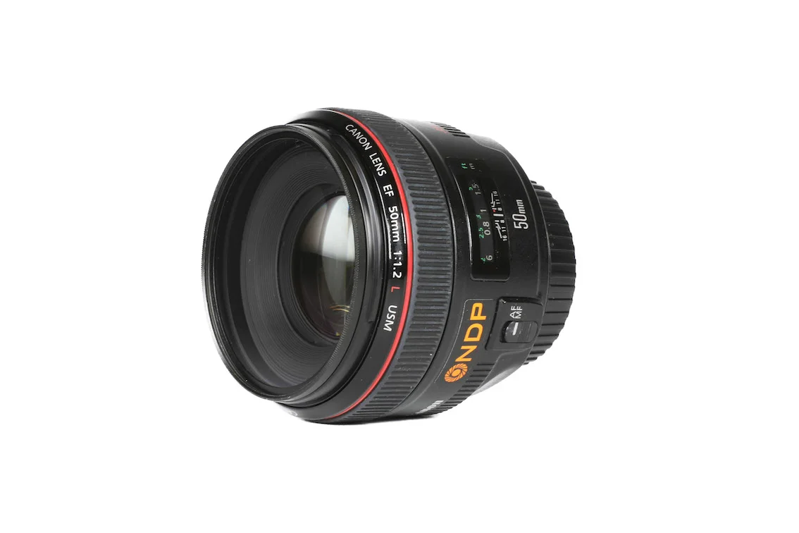 Canon EF 50mm f1.2 L USM Lens Hire - £30/Day or £90/Week