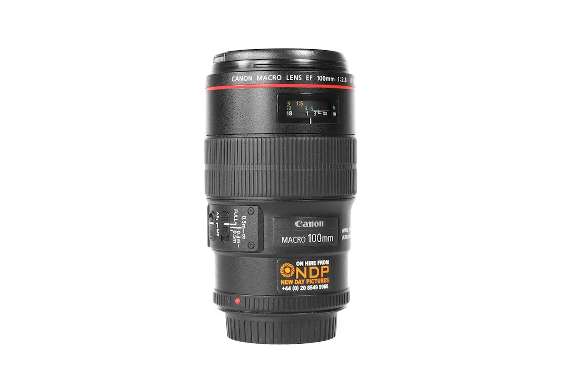 Canon EF 100mm F2.8 L Macro IS USM Lens Hire