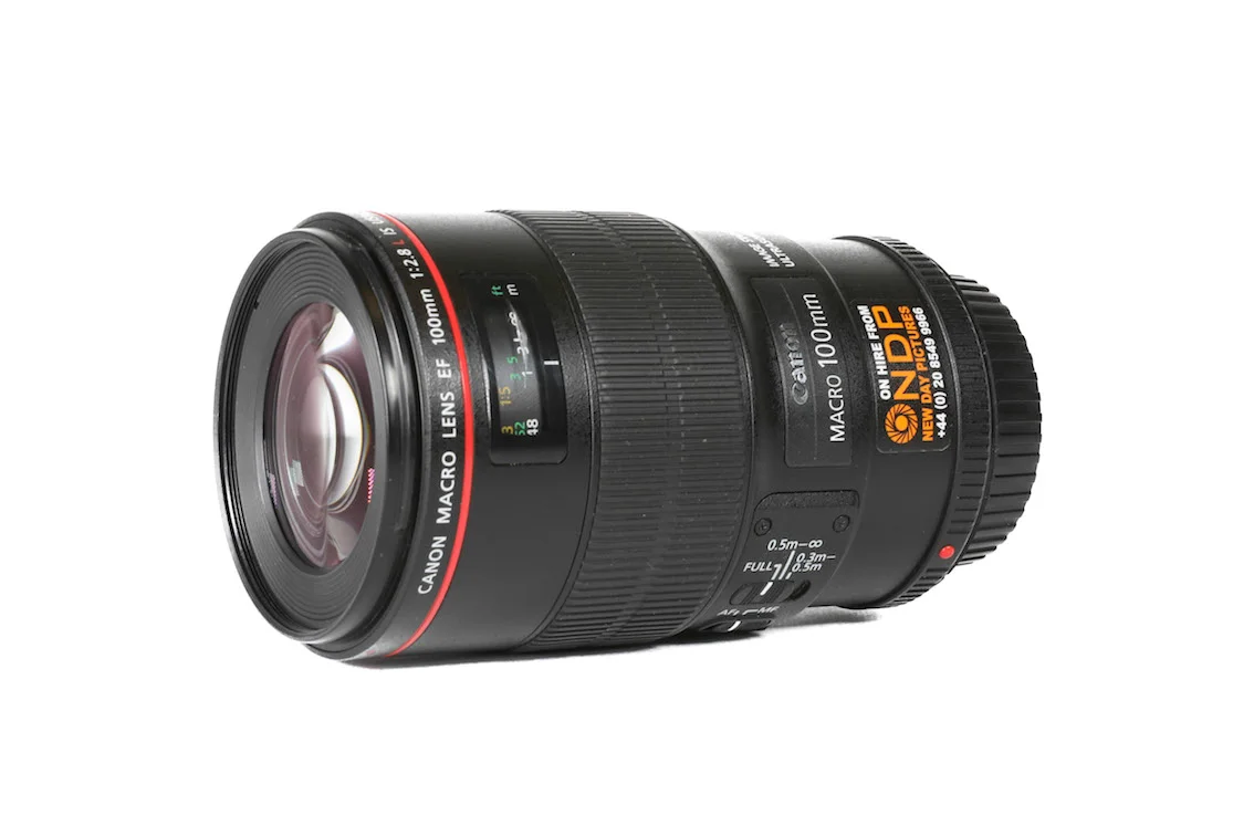 Canon EF 100mm F2.8 L Macro IS USM Lens Hire