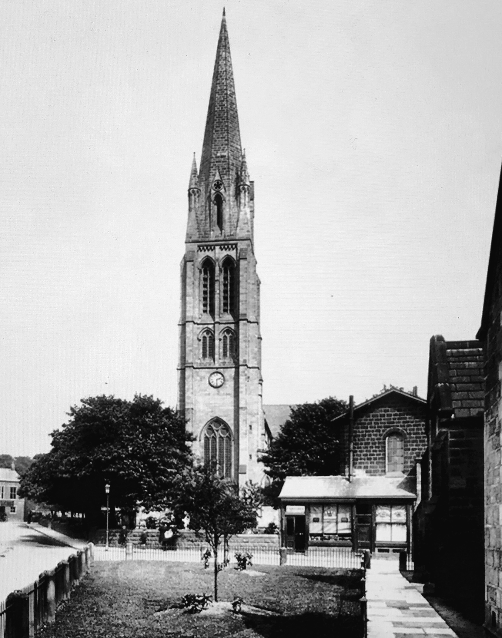 St Michael's Church and Village Green, circa 1897