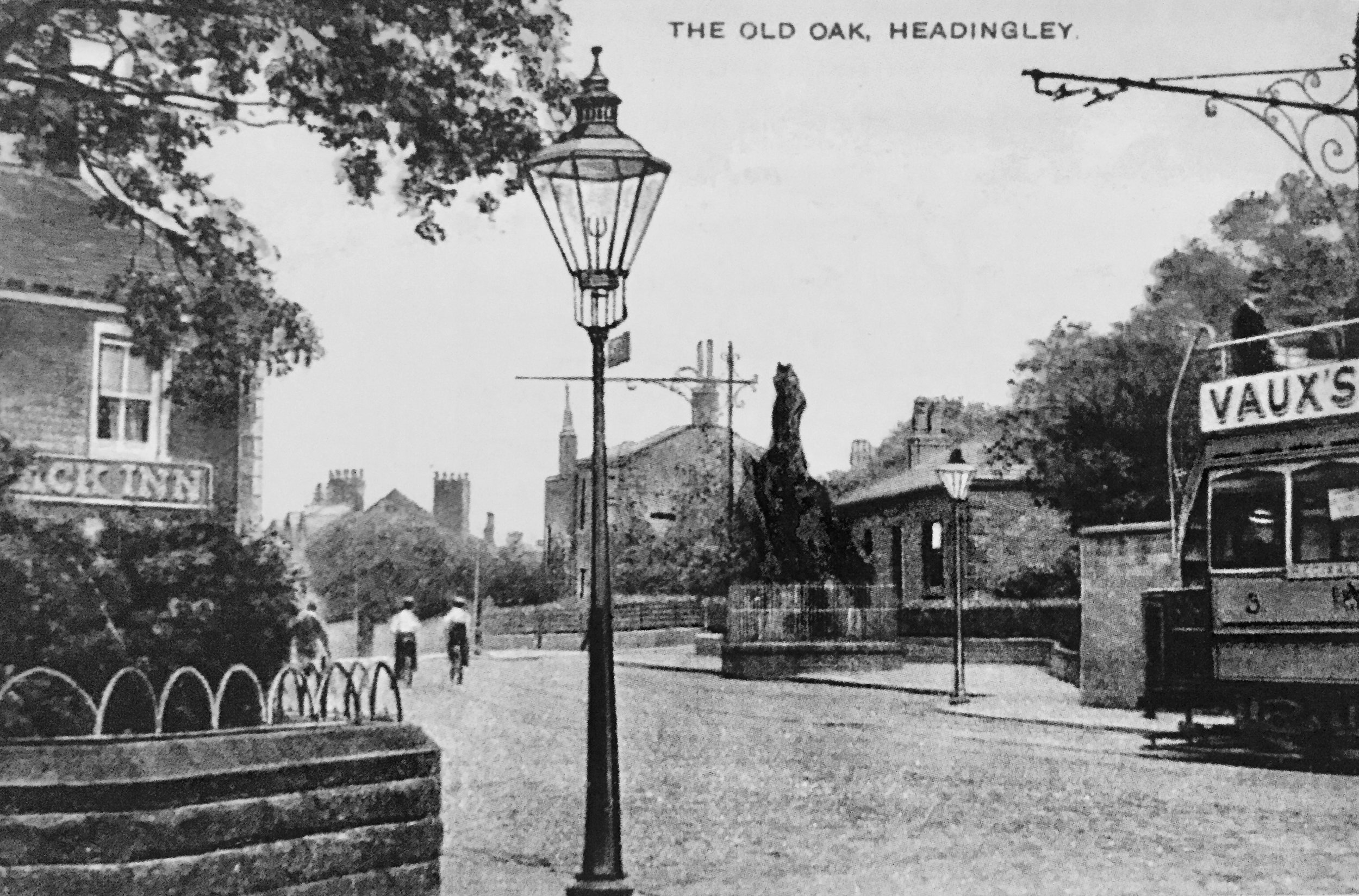 Shire Oak and Tram, circa 1905