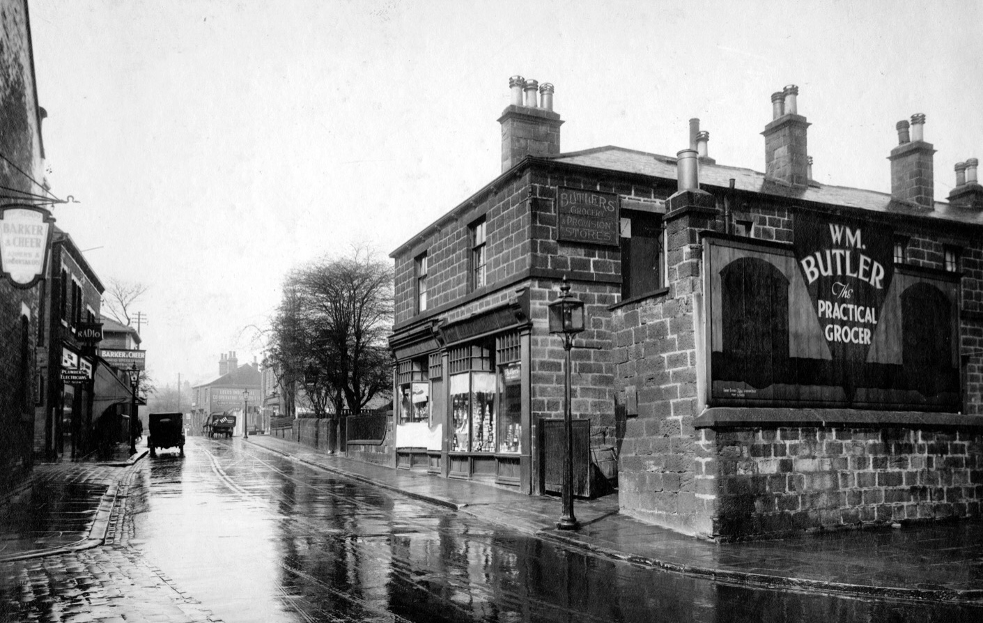 Wm Butler, Grocer (demolished), North Lane, 1931