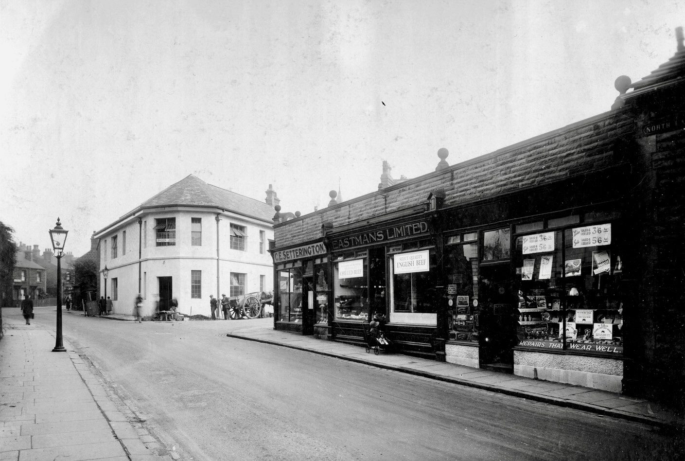 The Parade and Public Library, North Lane, 1931