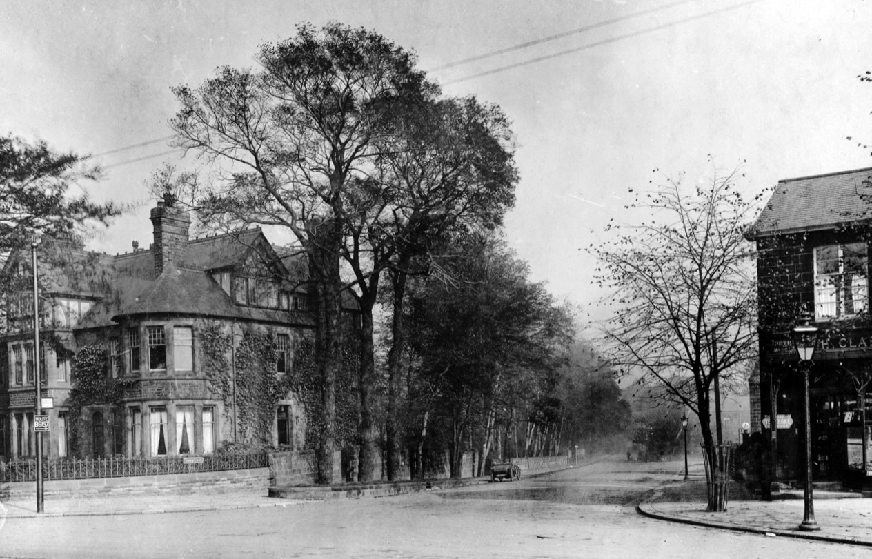 Shaw Lane, from Otley Road, 1920