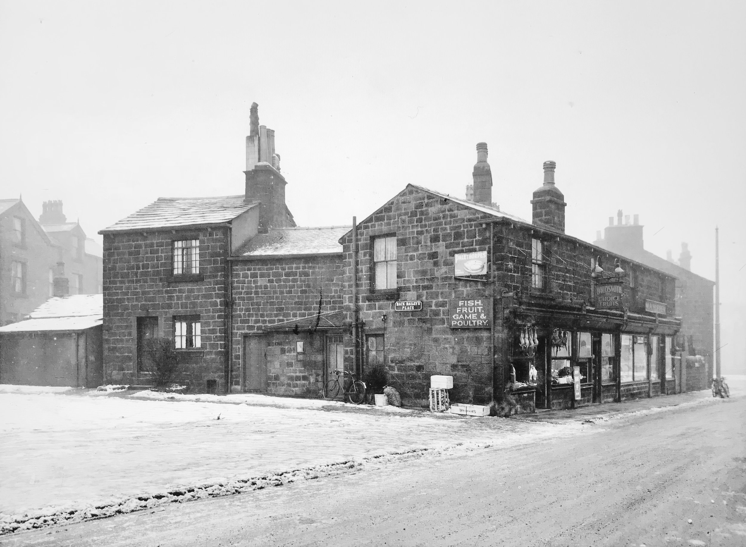 Back Bailey's Place, Weetwood Lane, circa 1930